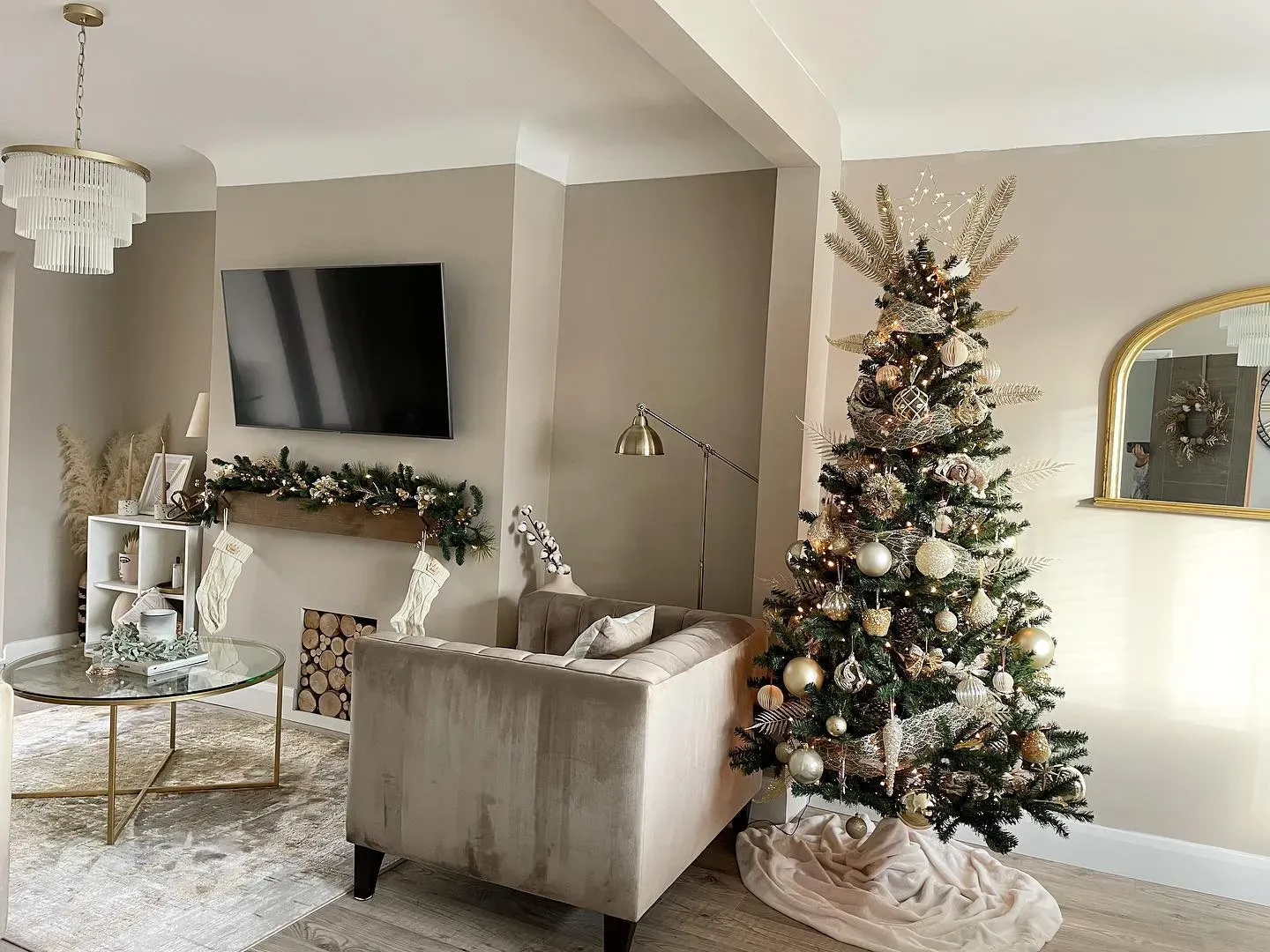 Farrow and Ball Elephant's Breath living room inspiration