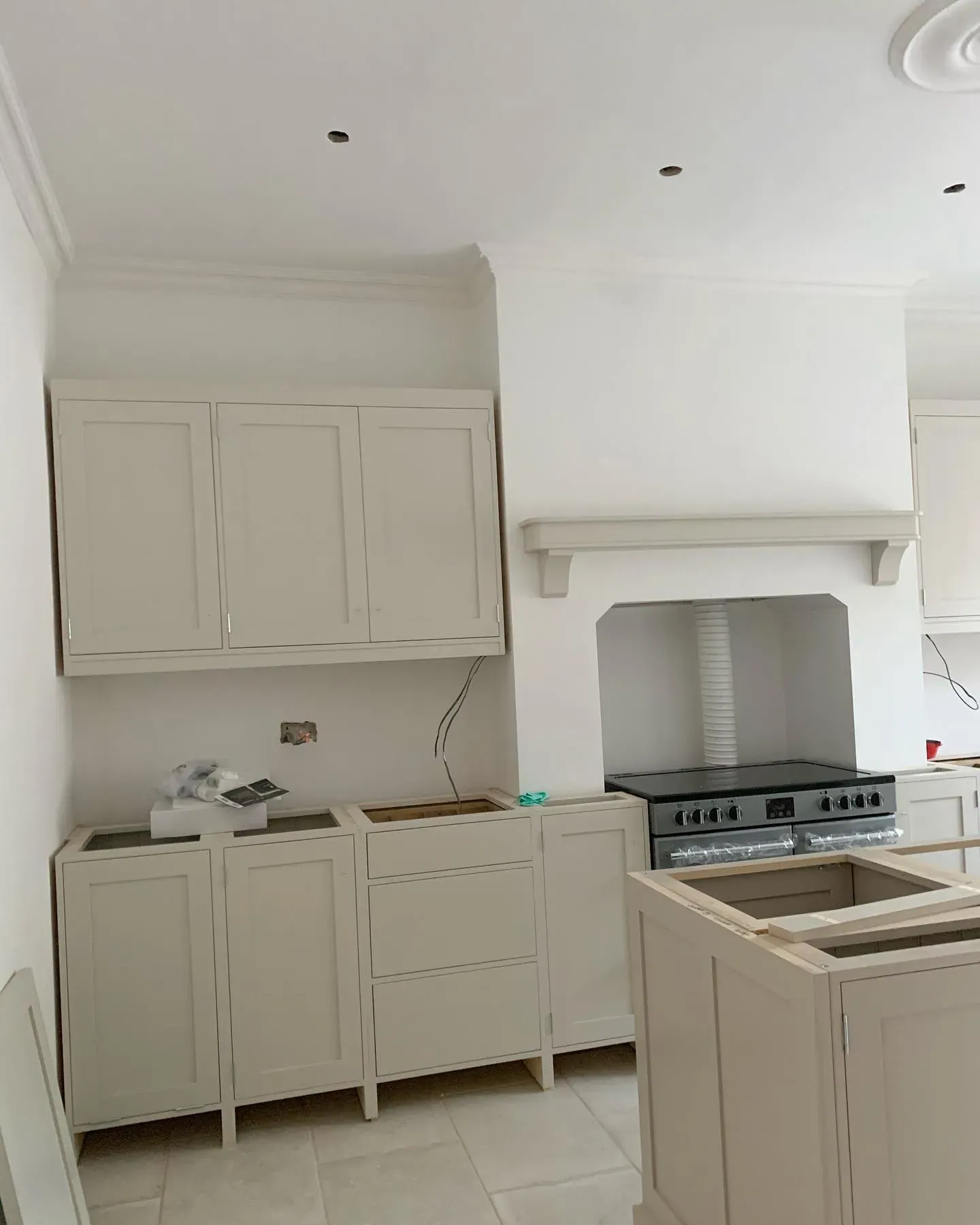 Elephant's Breath kitchen cabinets color review