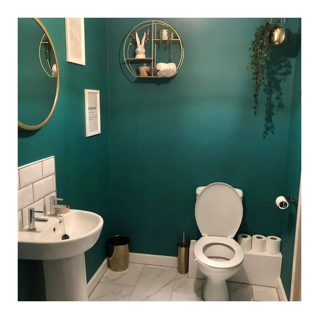 Dulux Emerald Glade bathroom color review