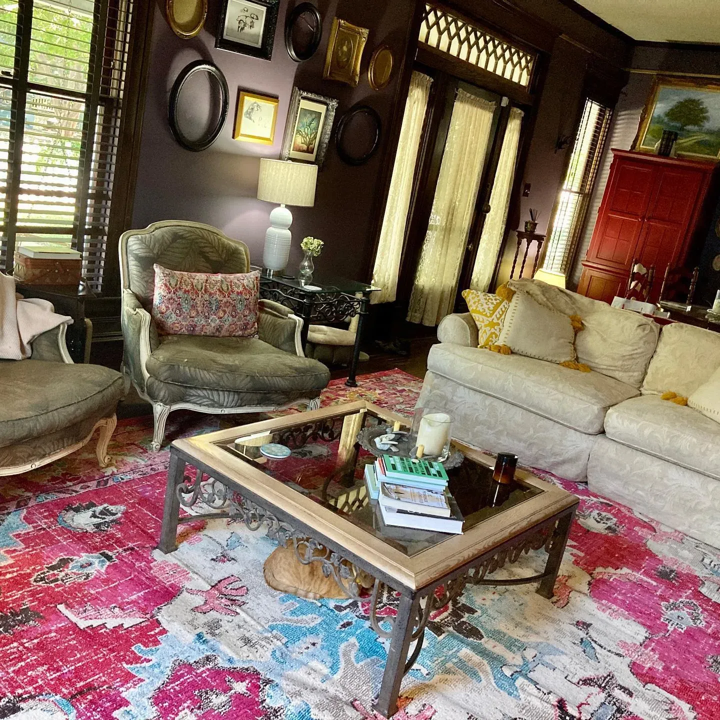 SW Expressive Plum living room color