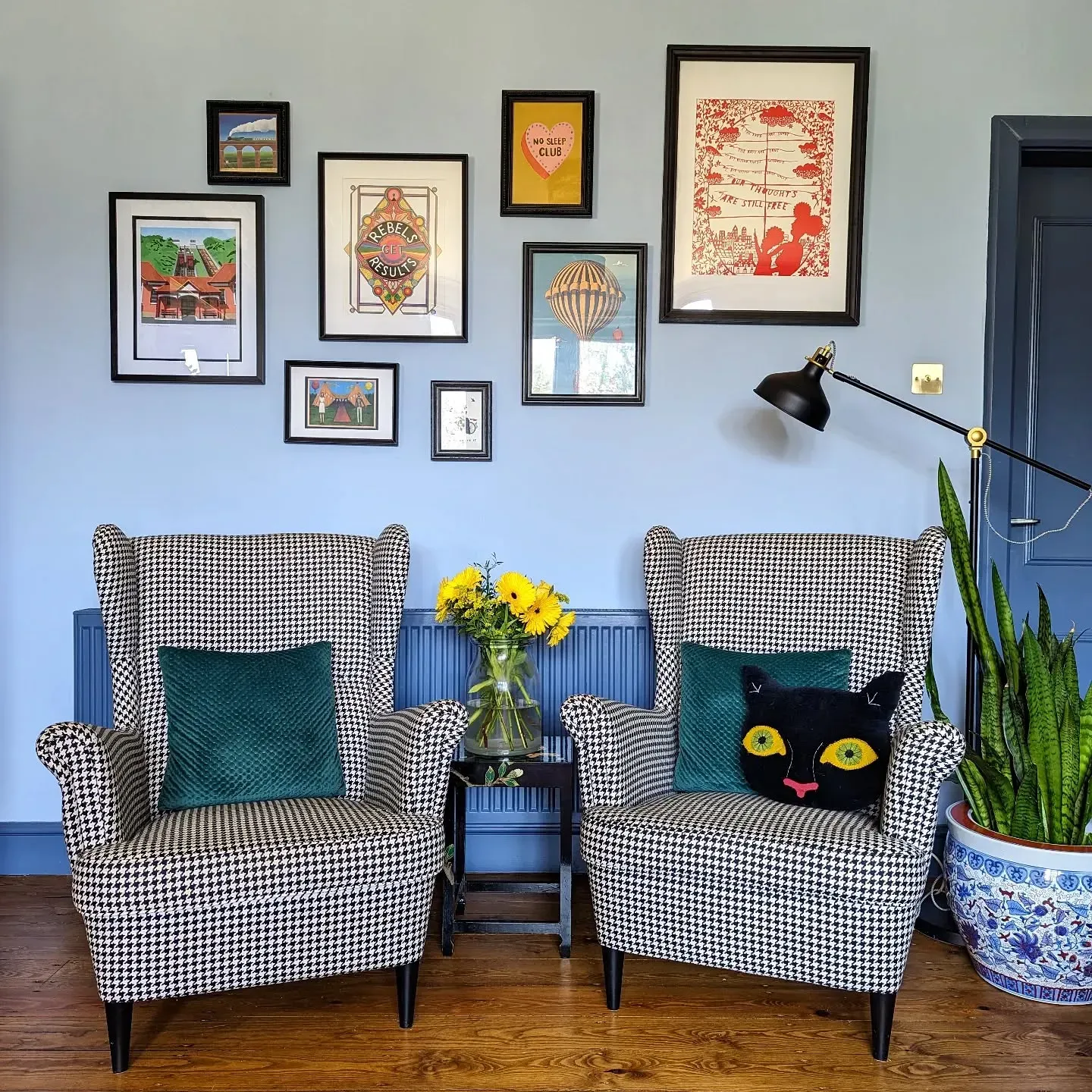 Faded Sky living room interior