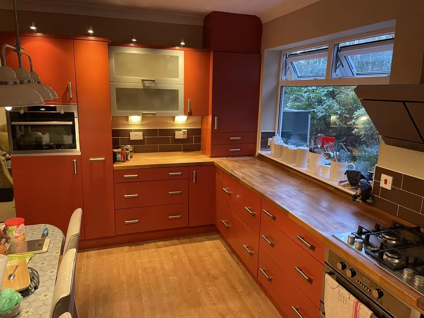 Farrow and Ball Bamboozle kitchen cabinets 