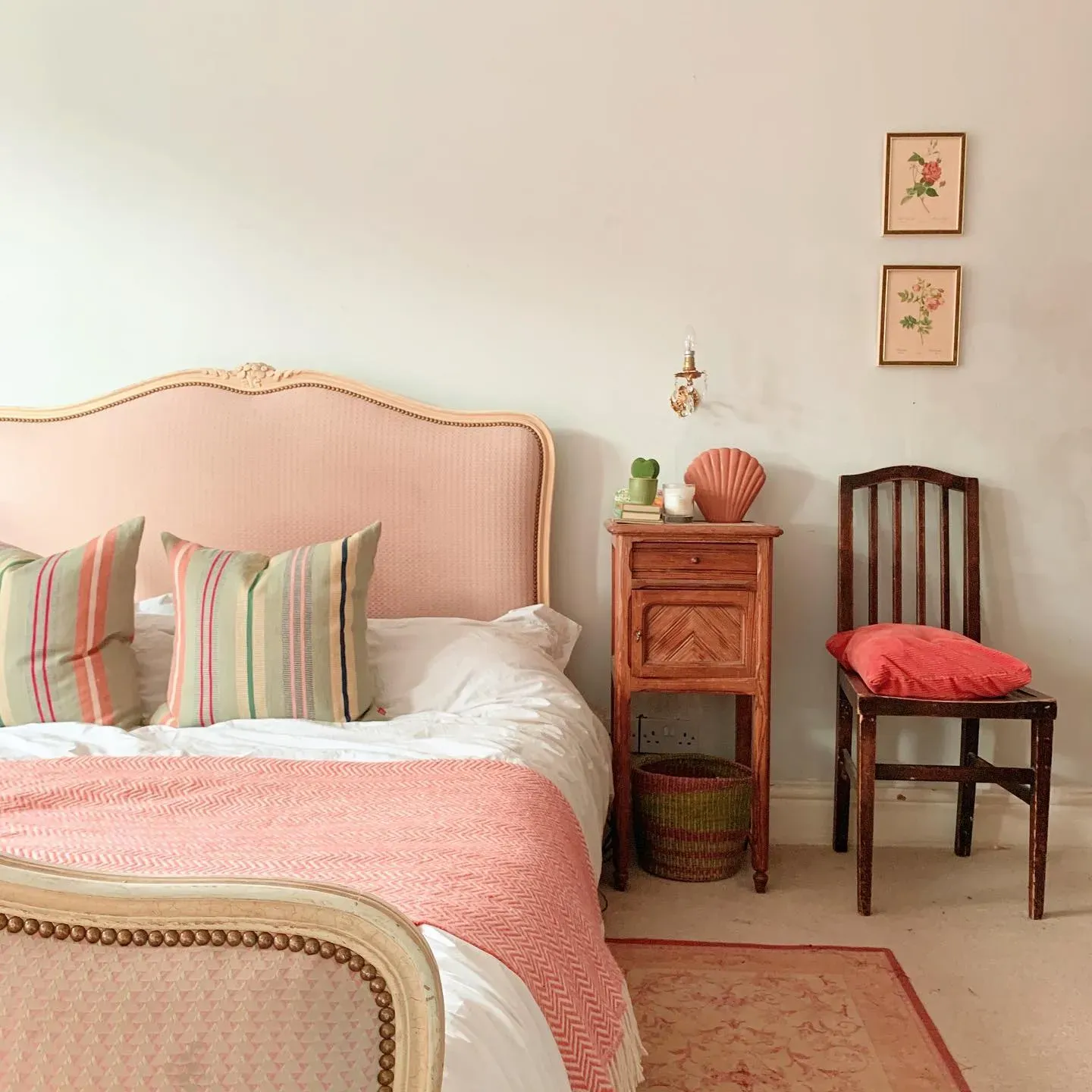 Farrow and Ball Blackened cozy bedroom 