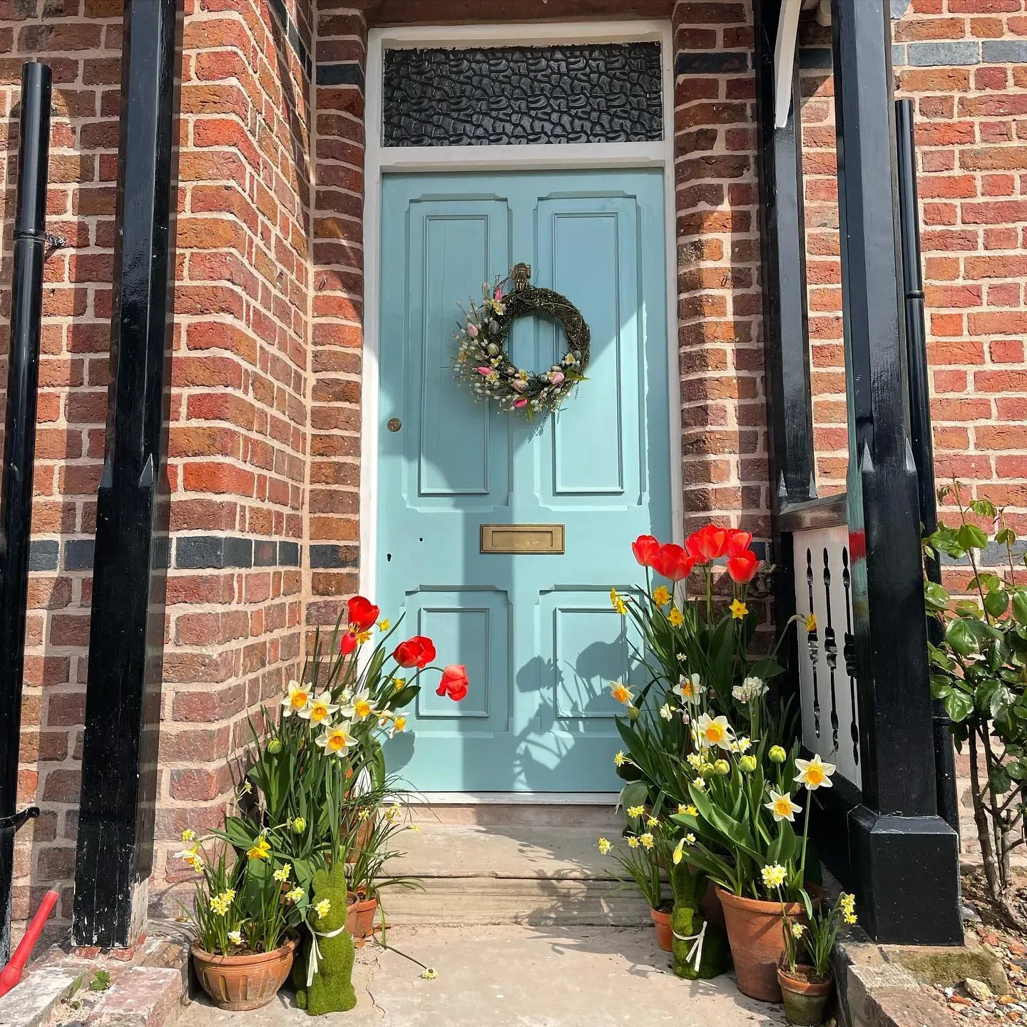 Farrow and Ball Blue Ground front door paint