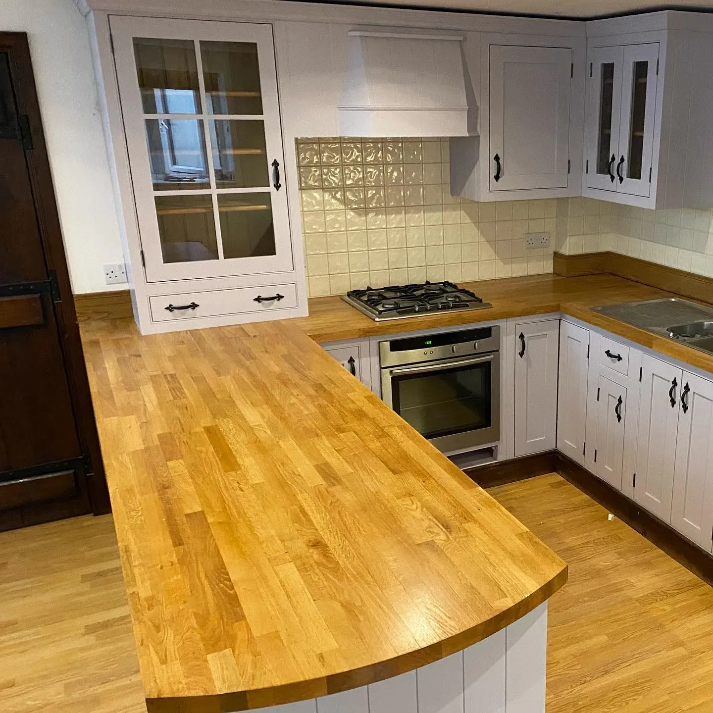 Farrow and Ball Calluna kitchen cabinets paint