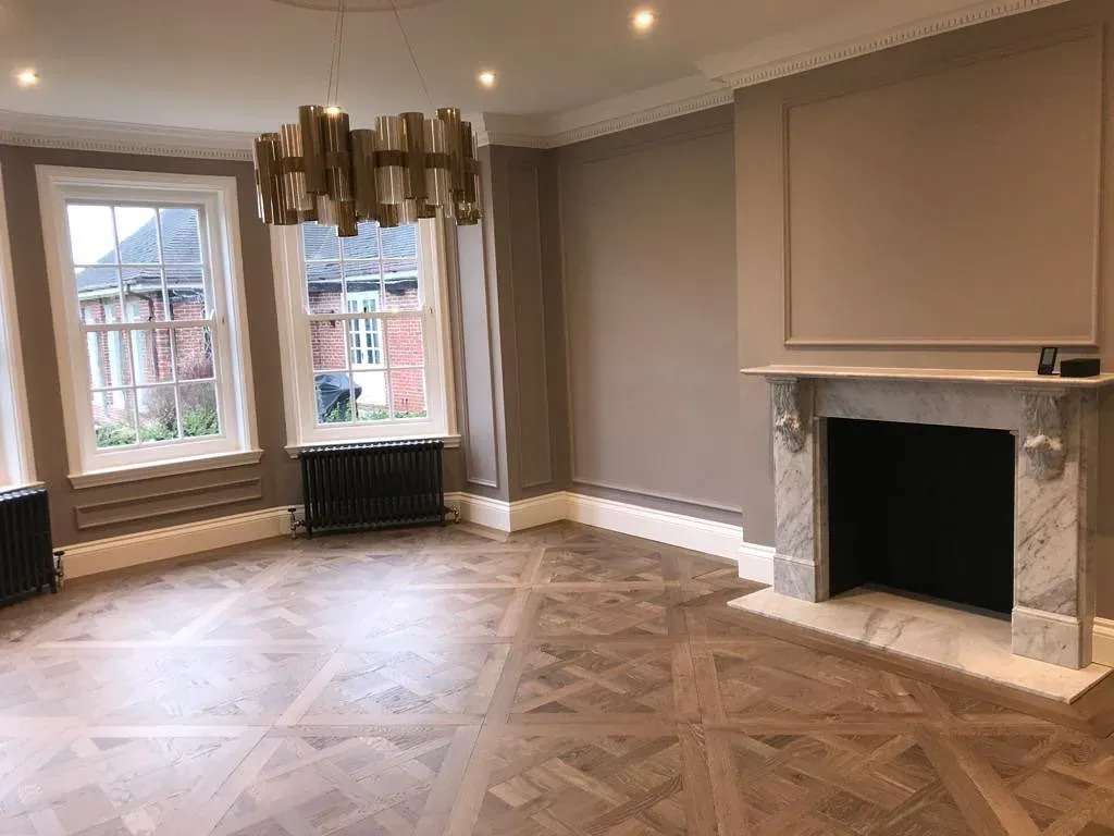 Farrow and Ball Dove Tale living room makeover