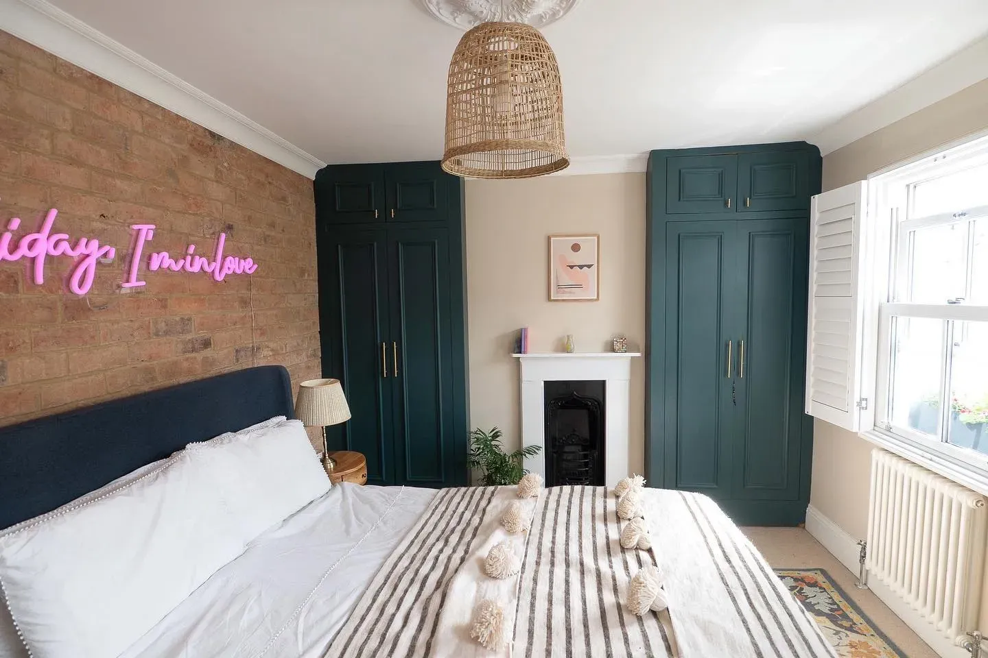Joa's White victorian bedroom with boho details