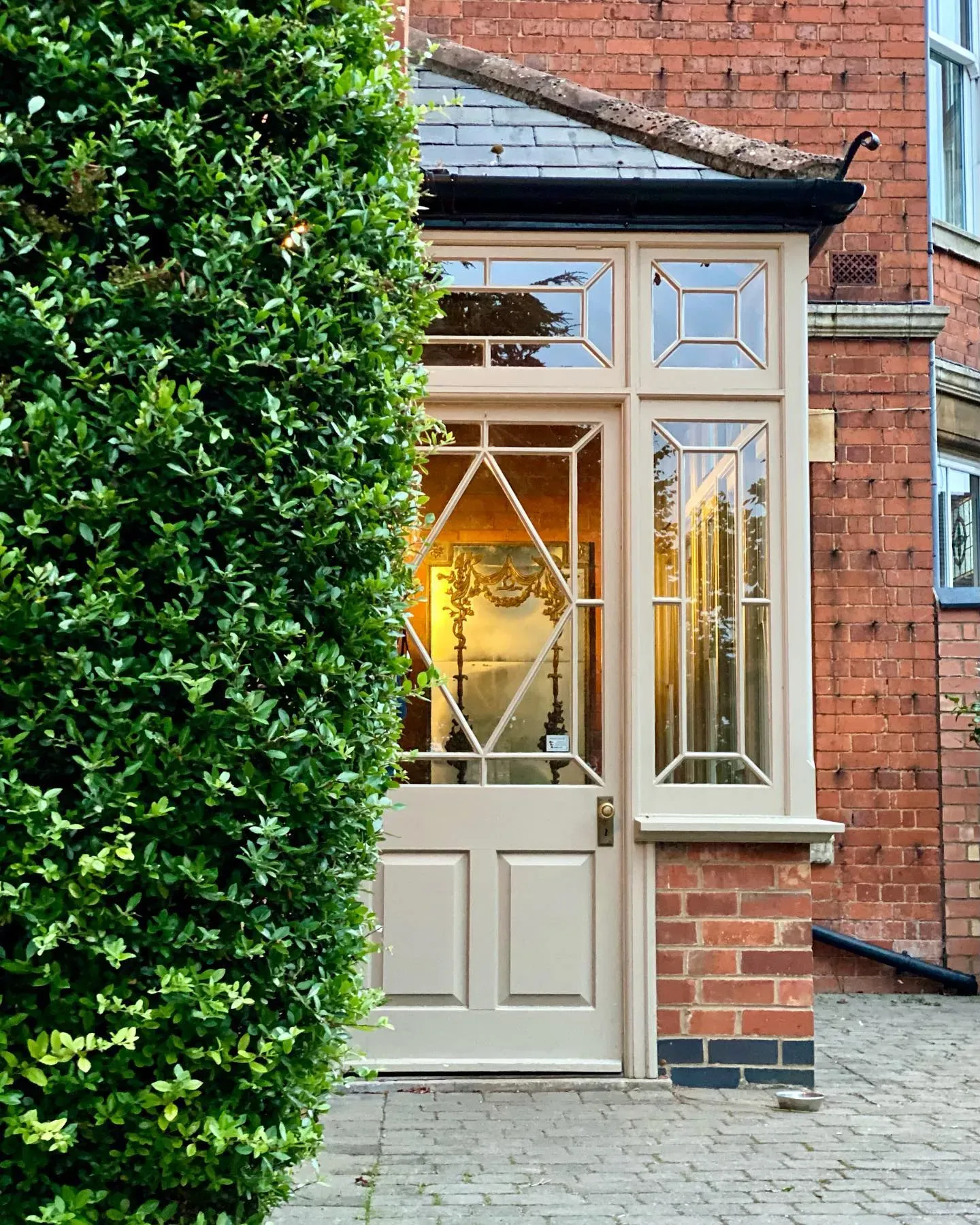 Farrow and Ball Light Gray front door paint