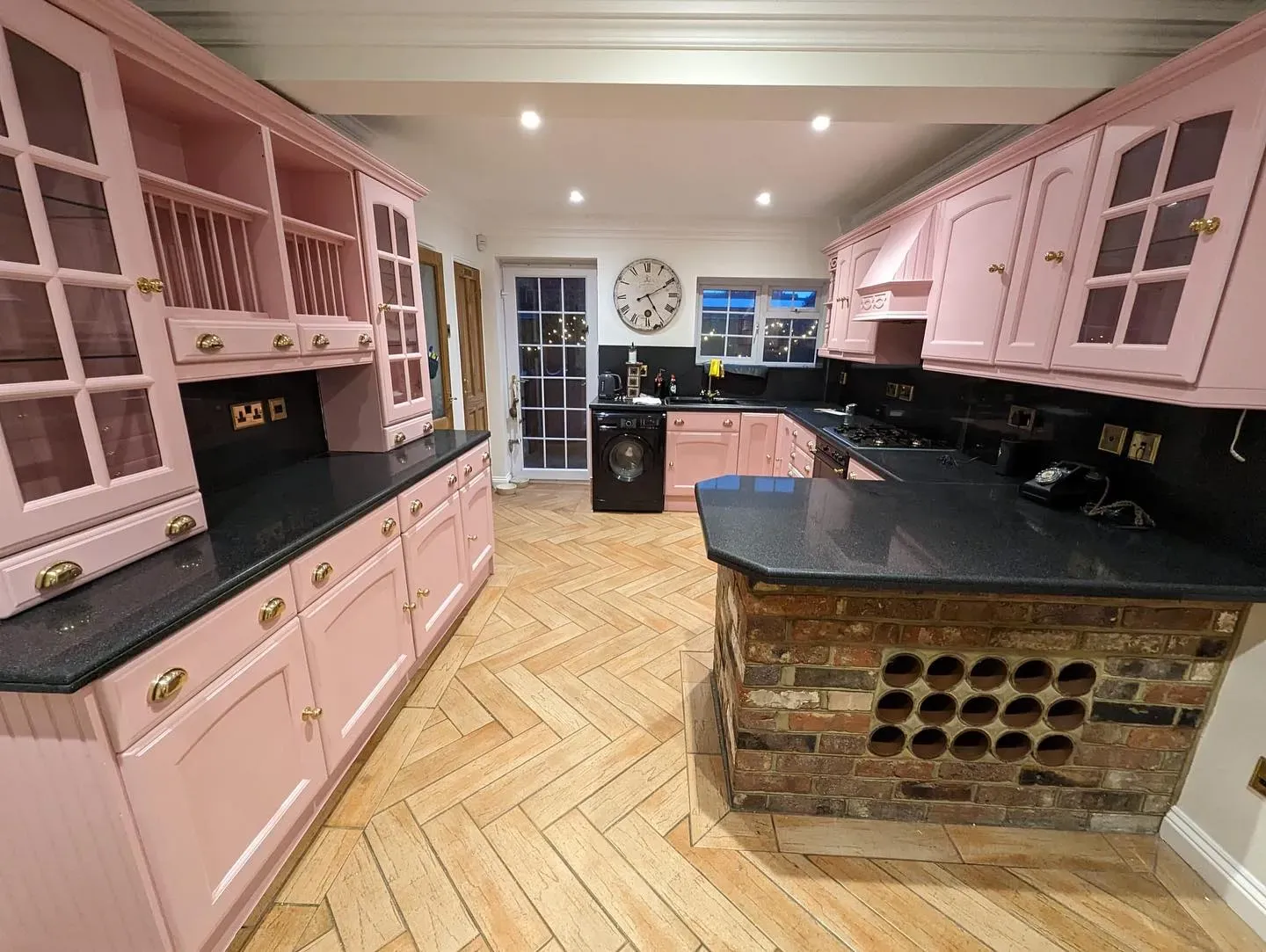 Nancy's Blushes kitchen cabinets paint