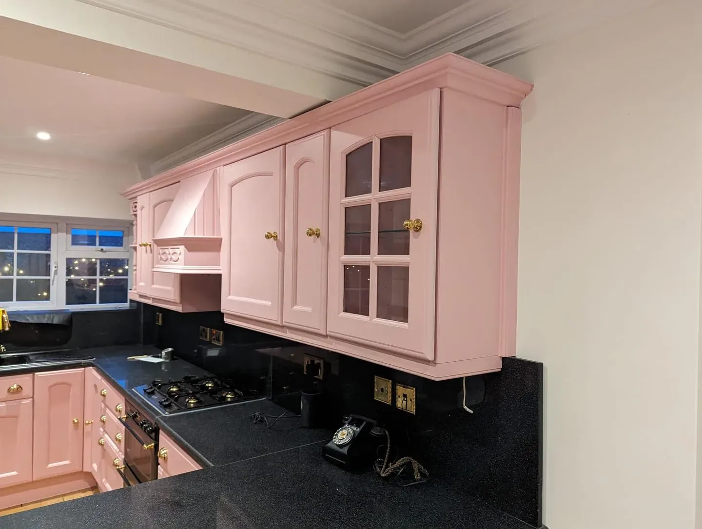 Nancy's Blushes kitchen cabinets paint review