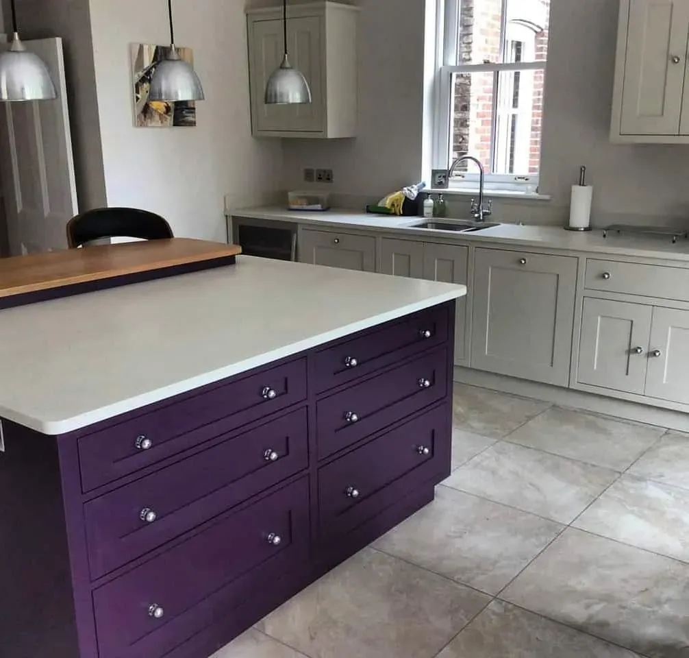 Farrow and Ball Pelt kitchen cabinets paint review