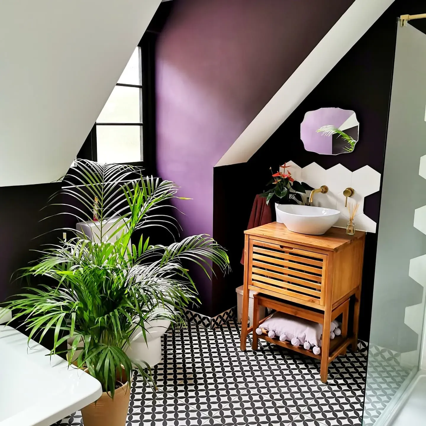 Farrow and Ball Pelt bathroom inspiration