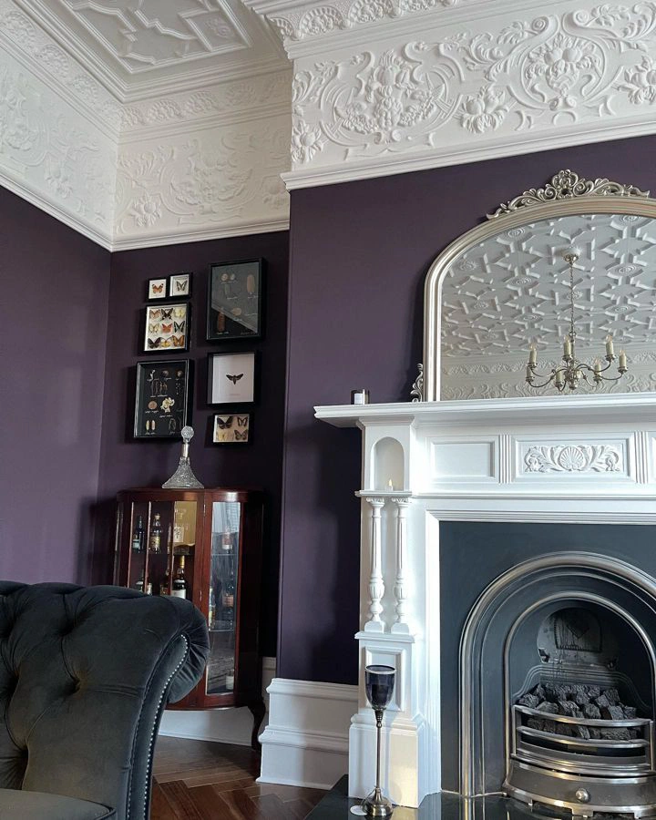 Farrow and Ball Pelt 254 living room