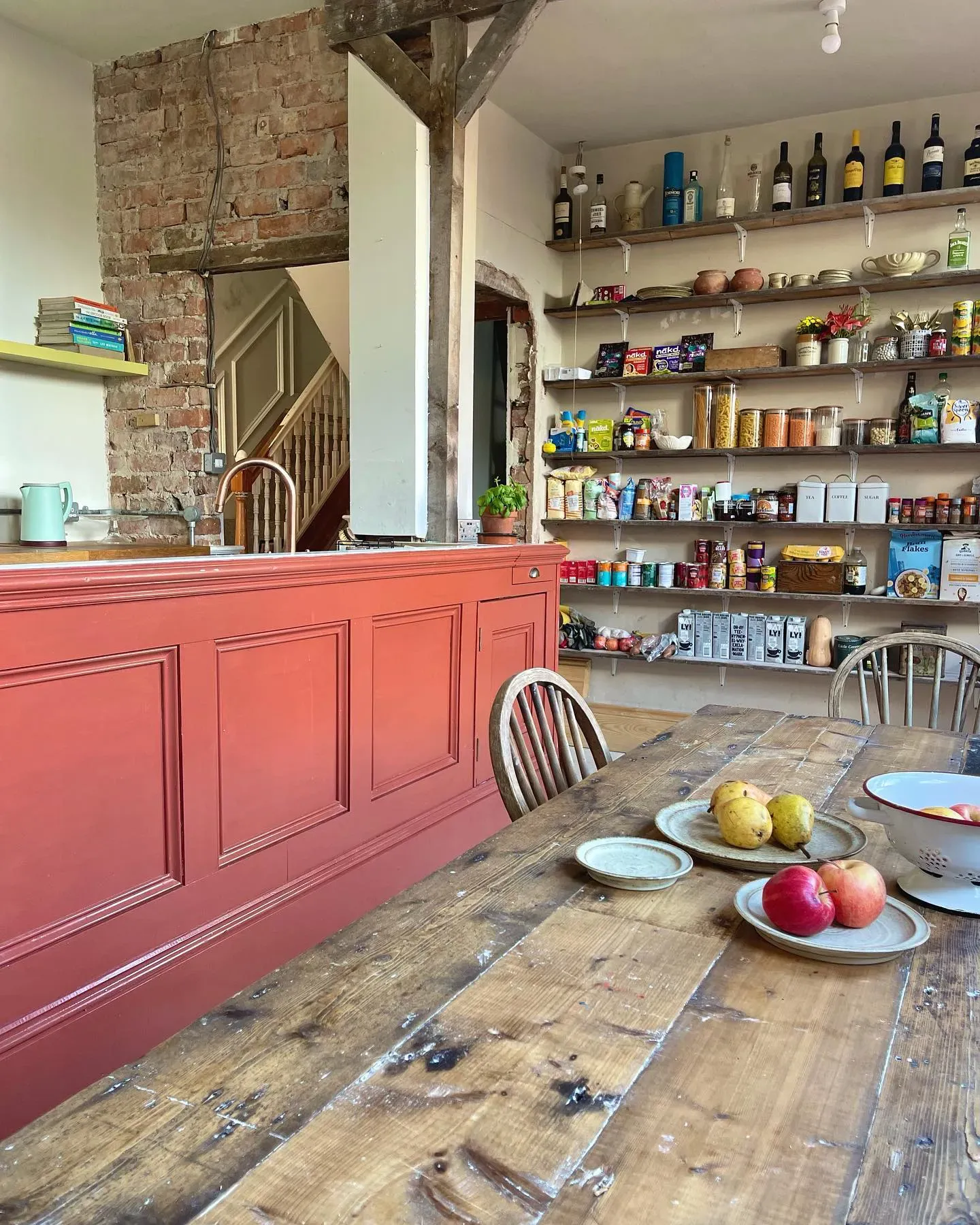 Farrow and Ball Picture Gallery Red 42 kitchen cabinets