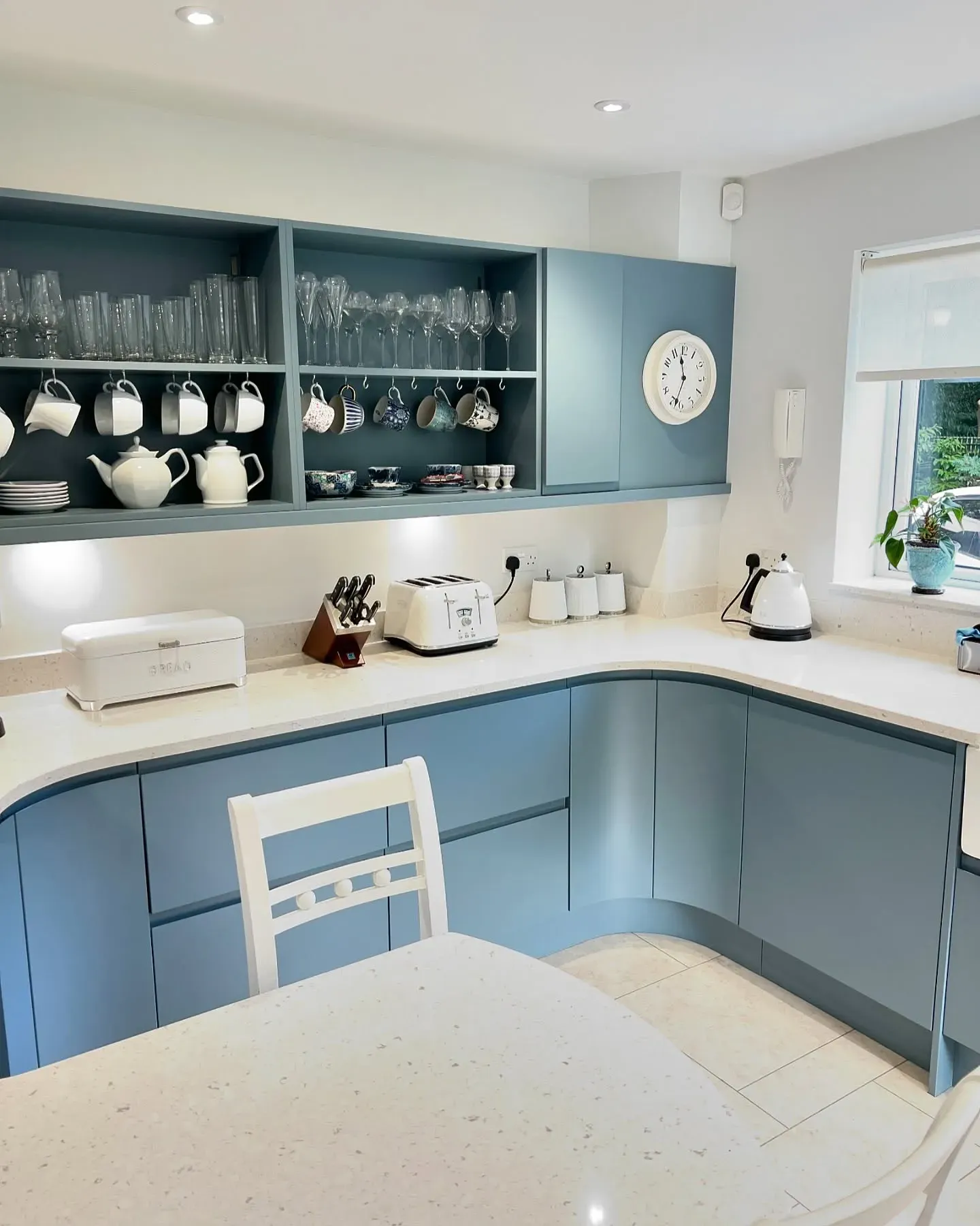 Selvedge kitchen cabinets color