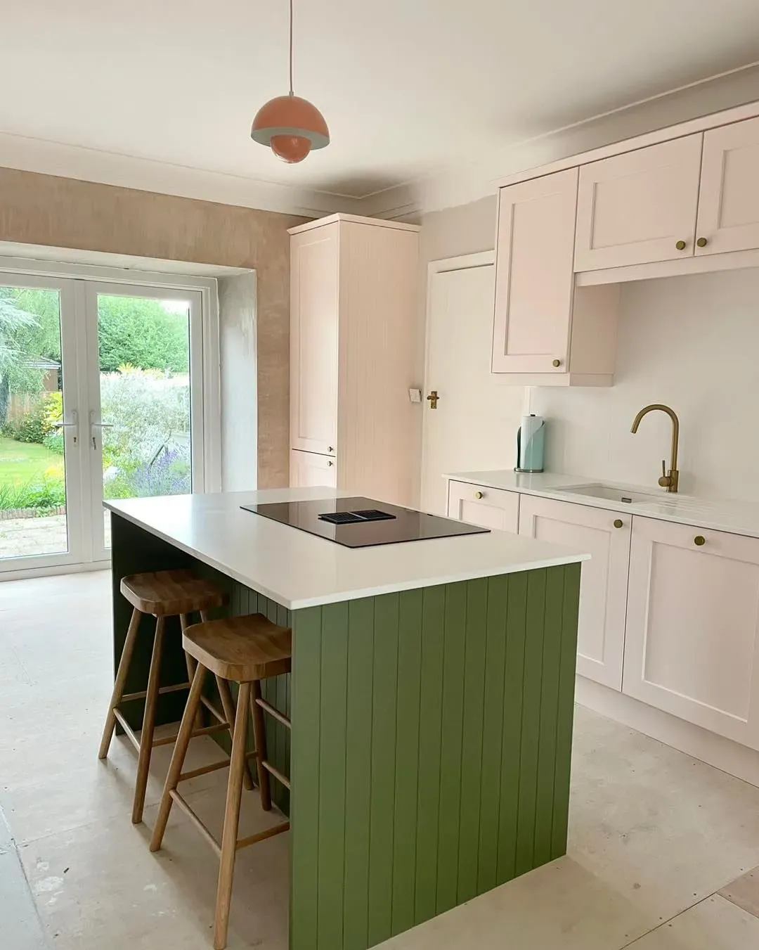 Farrow and Ball Tailor Tack kitchen cabinets review