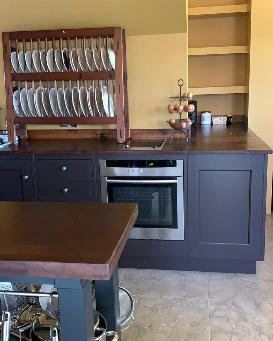 Farrow and Ball Tanner's Brown kitchen cabinets color