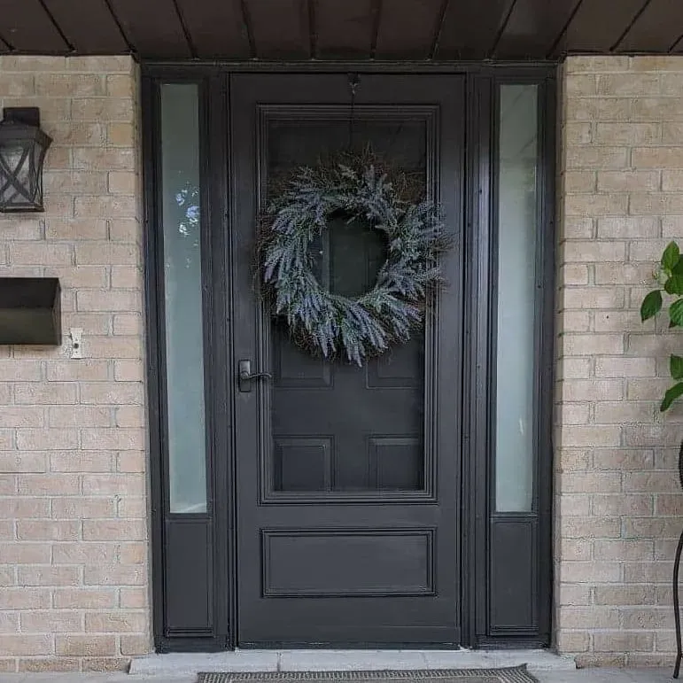 Tanner's Brown front door picture