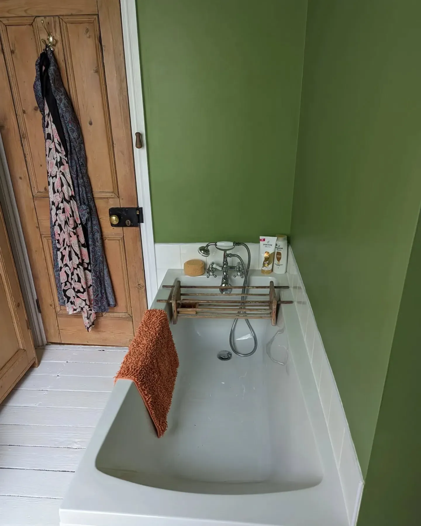 Farrow and Ball Yeabridge Green bathroom color