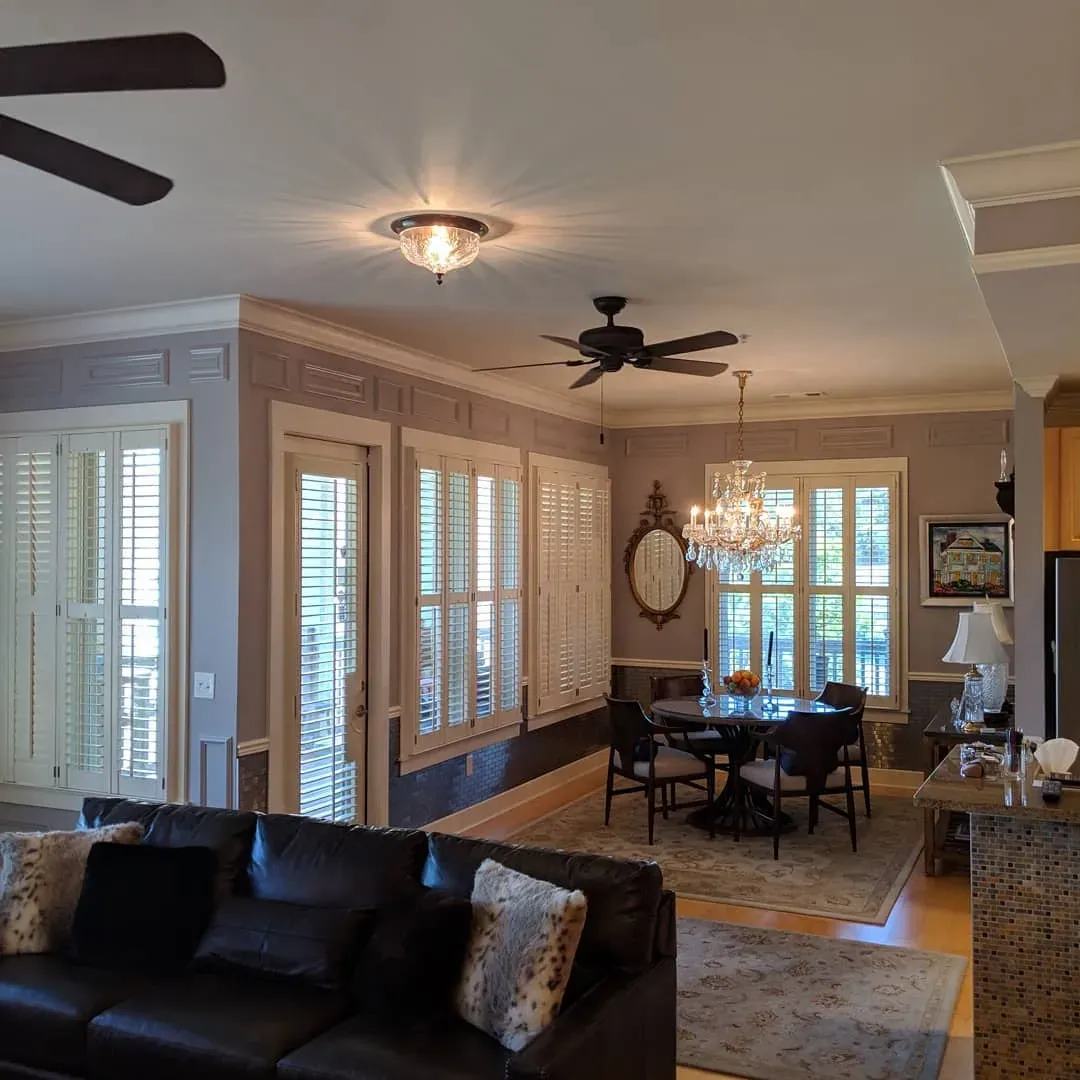 Sherwin Williams Fashionable Gray living room interior