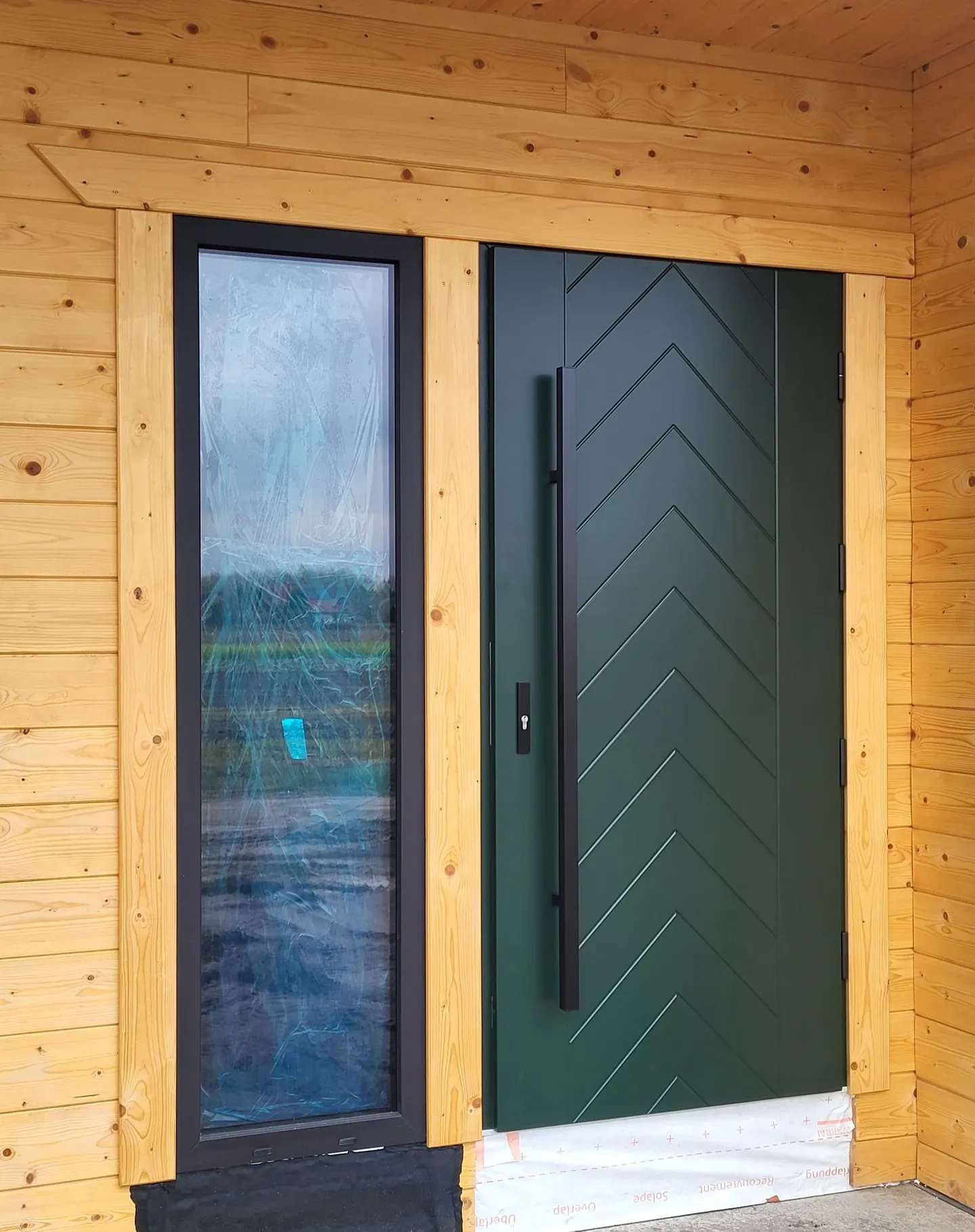 RAL Classic  Fir green front door color