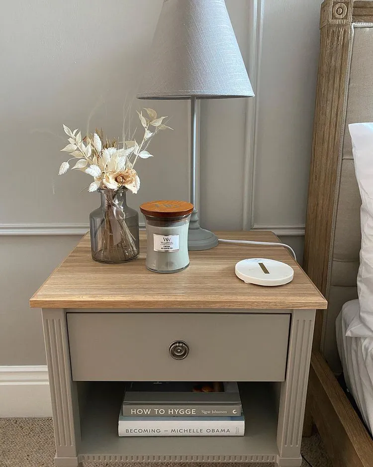 Interior with paint color Little Greene French Grey 113