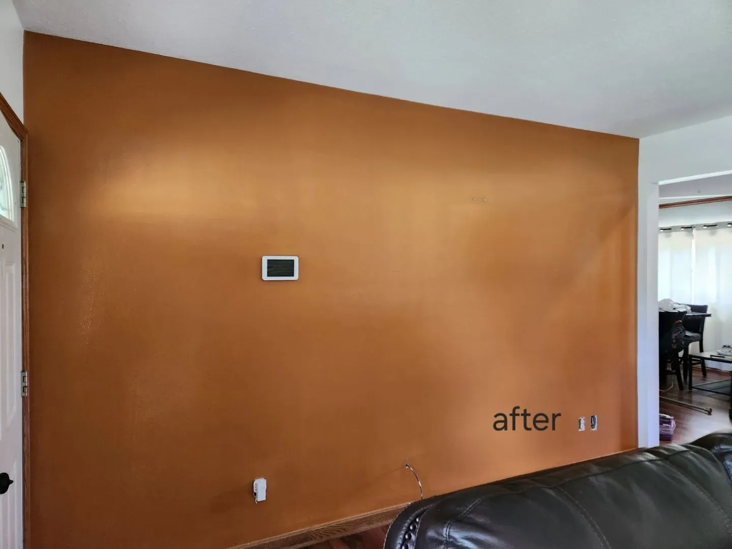 Sherwin Williams Gingery accent wall color