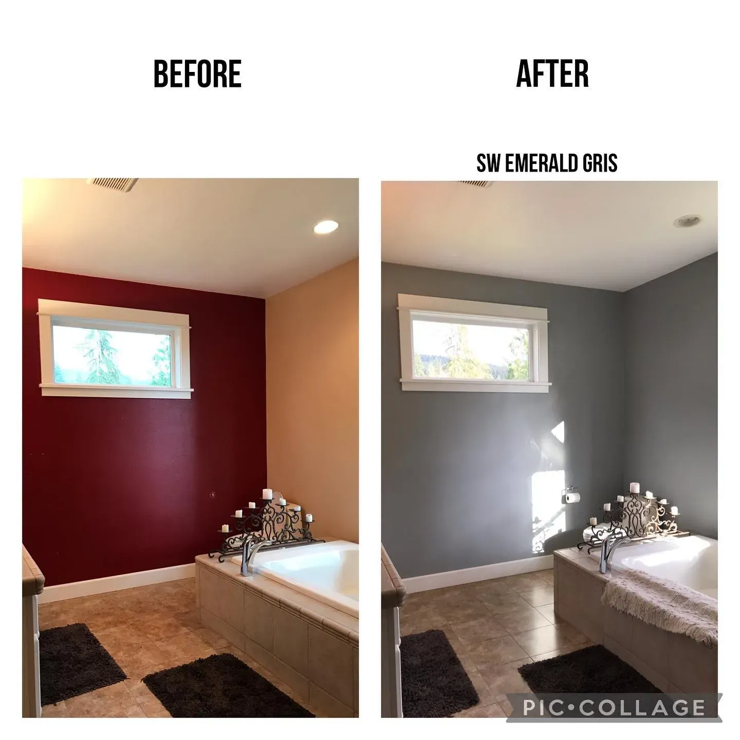 SW Gris bathroom color