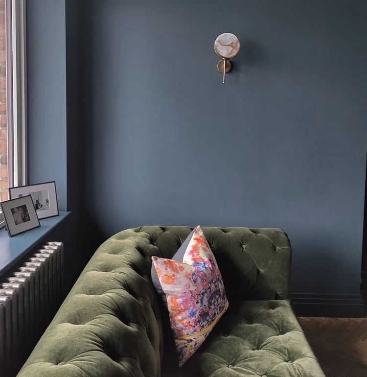 Hague Blue Farrow and Ball review in interior