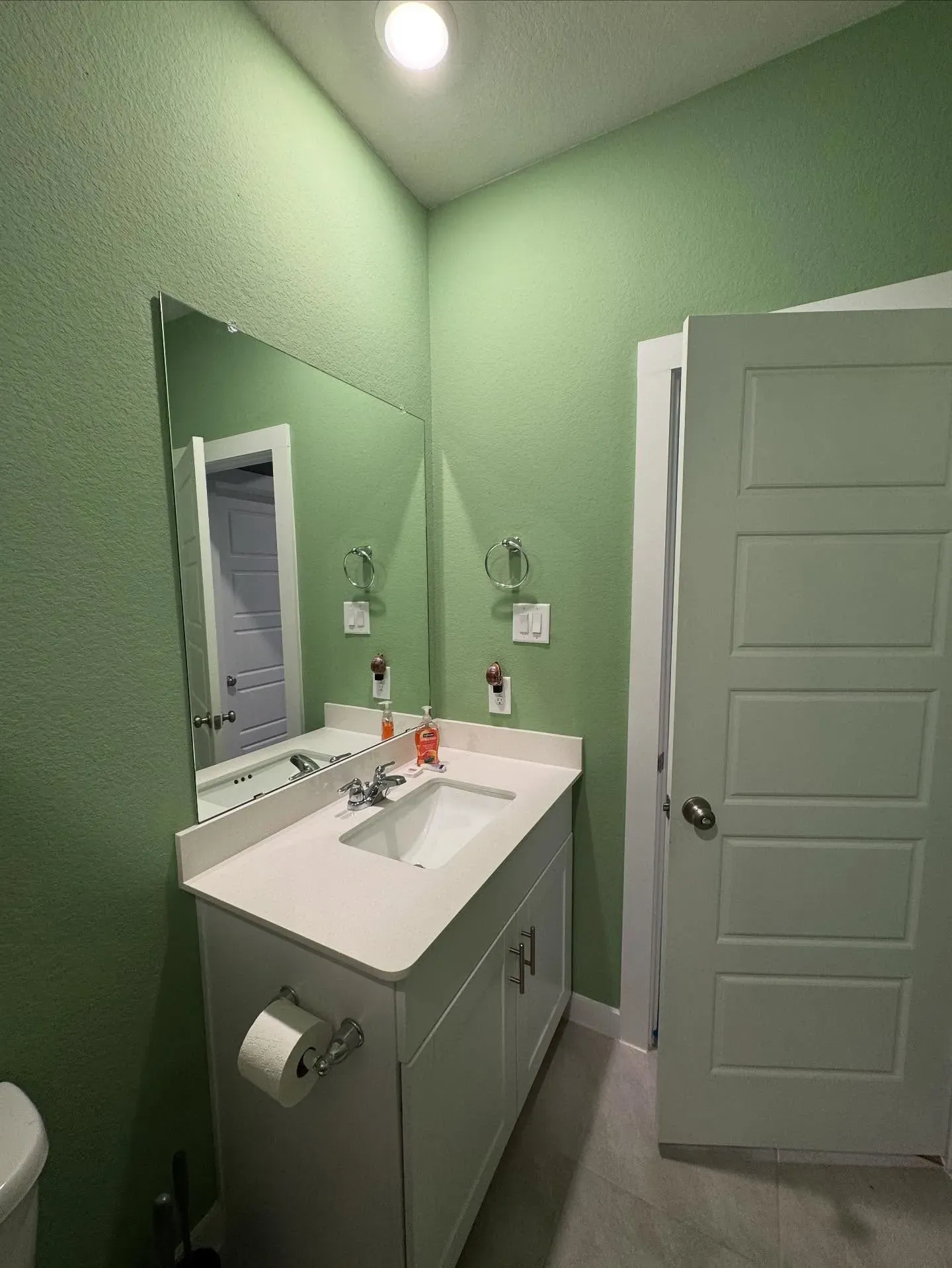 SW Haven bathroom color review
