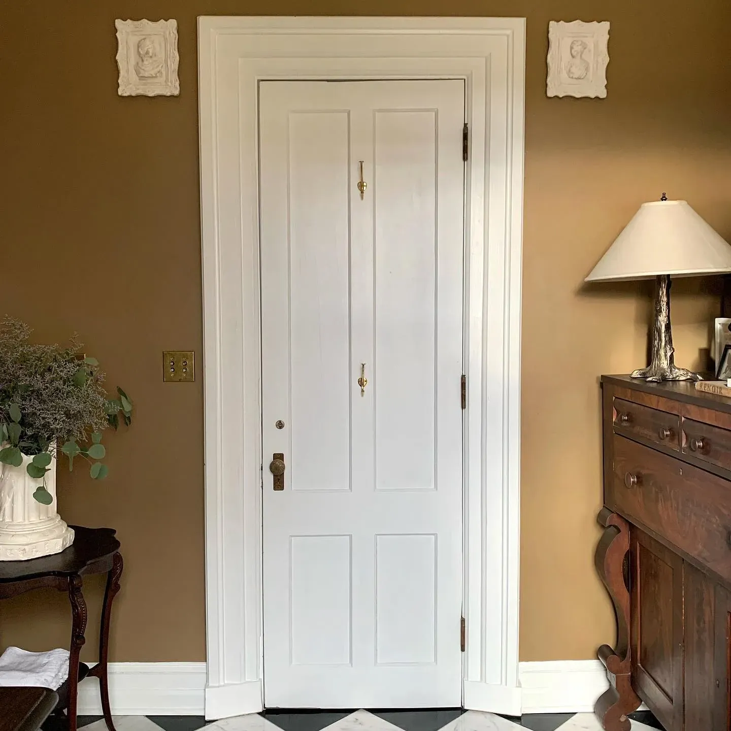 SW Hopsack bathroom color review