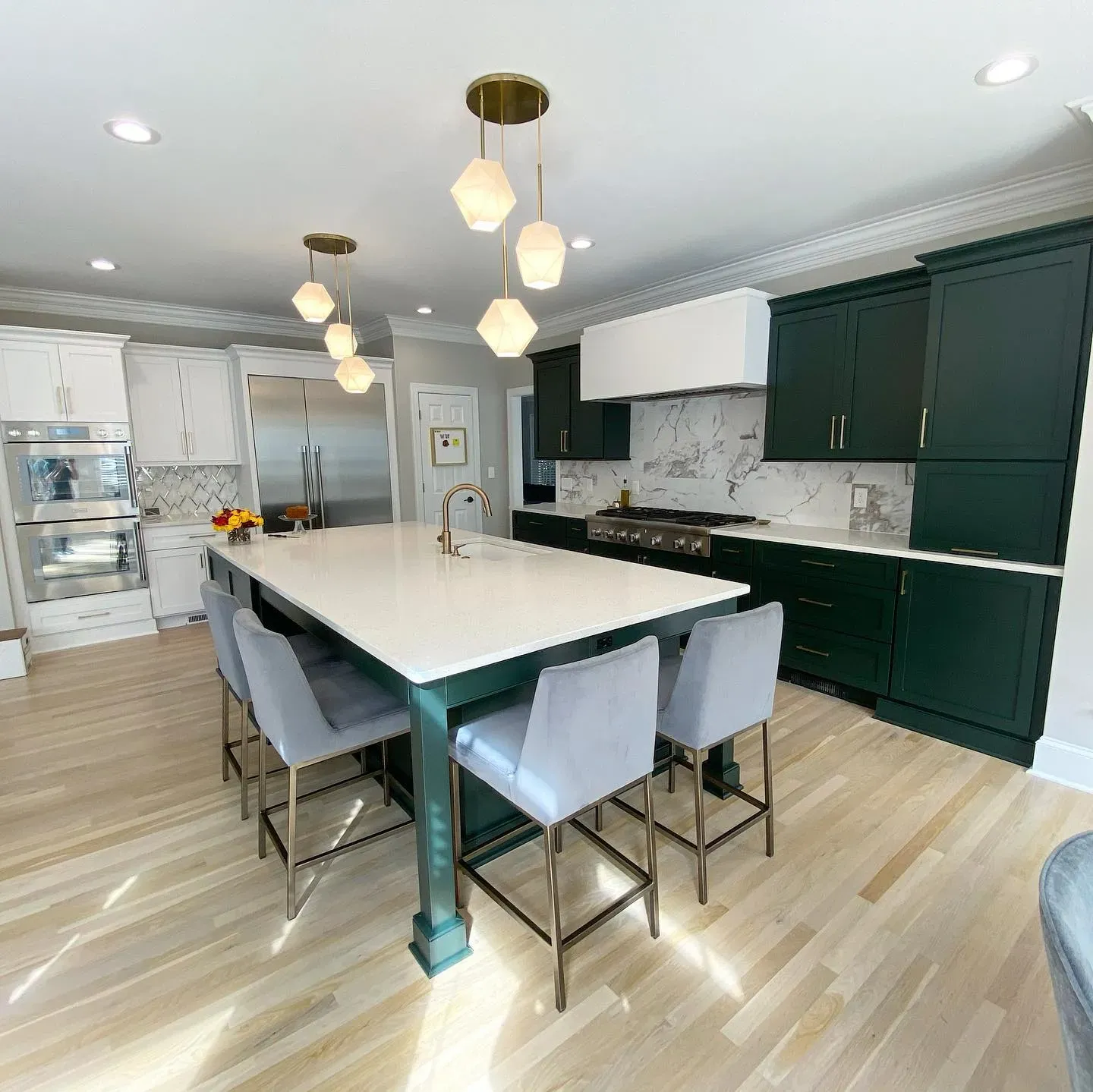 Sherwin Williams Jasper kitchen cabinets 