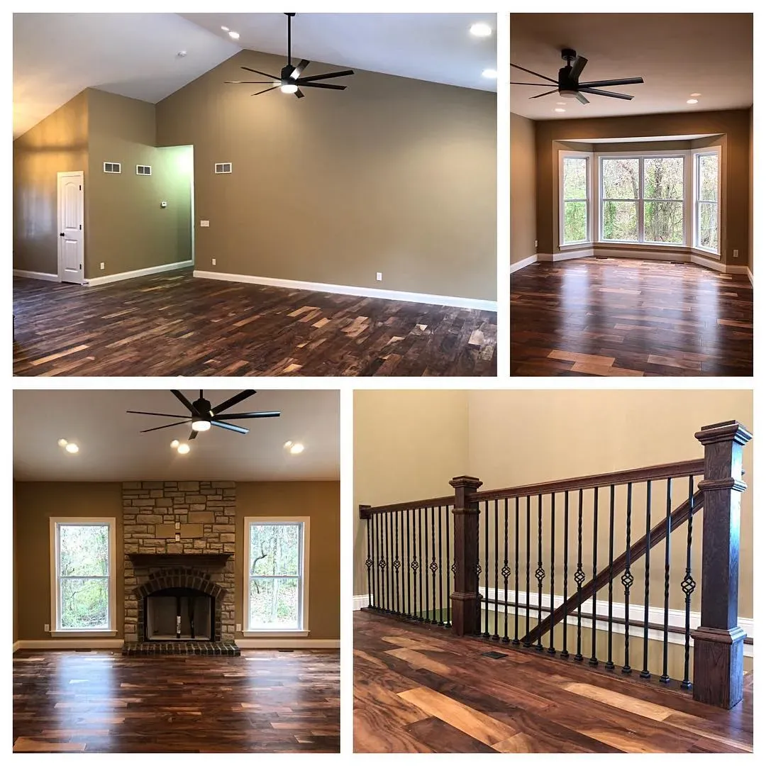 Sherwin Williams Latte living room makeover