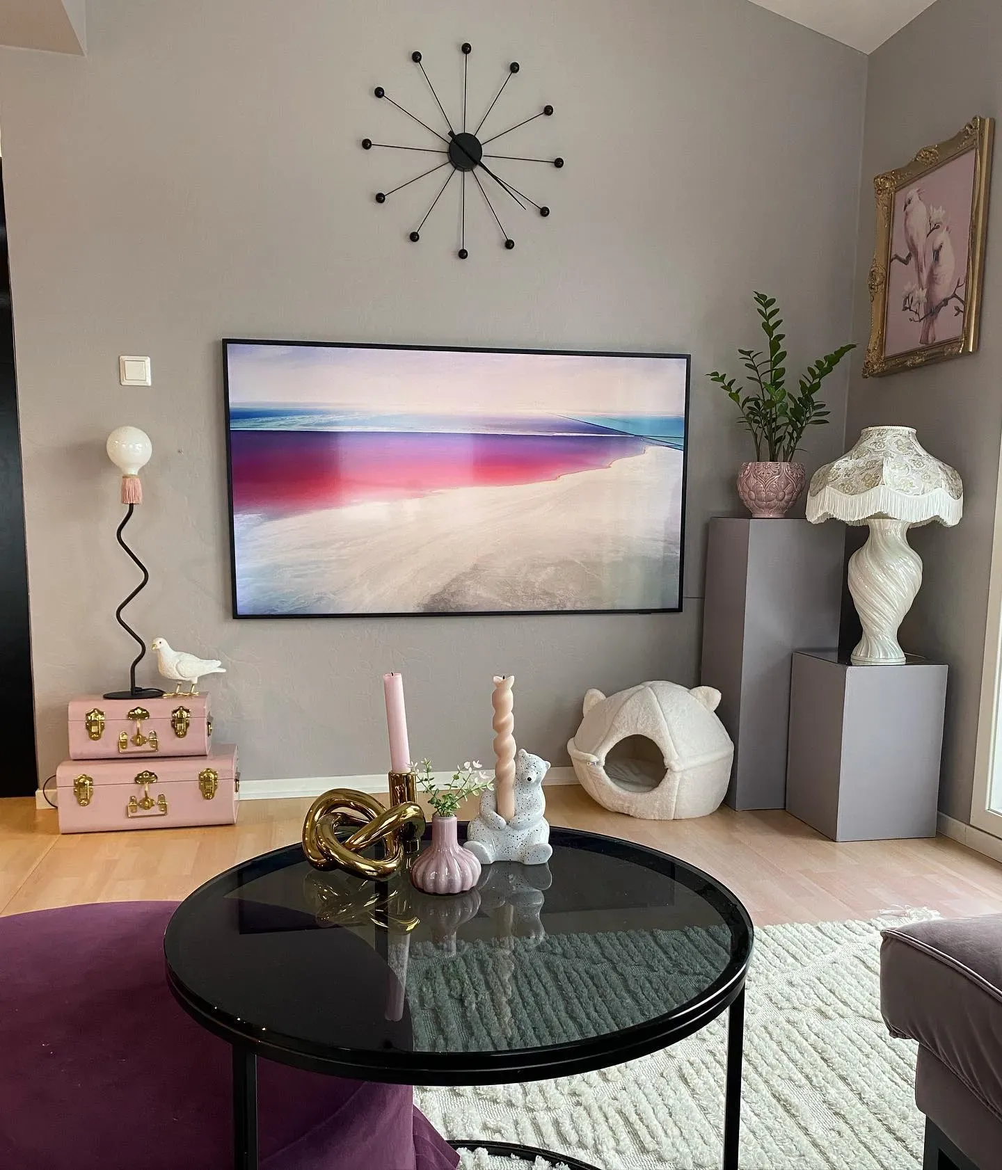 Lavender Touch living room interior