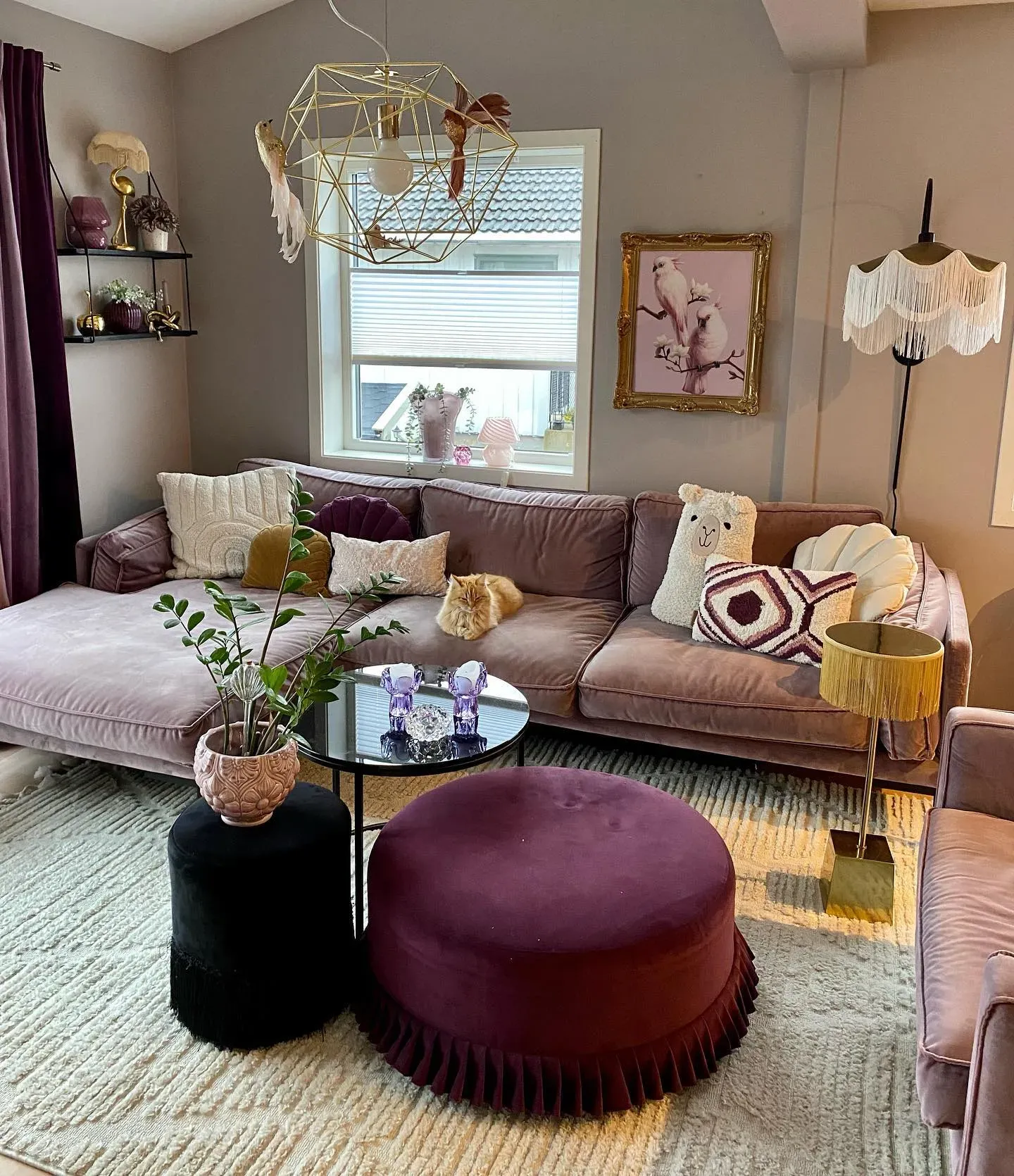 Jotun Lavender Touch living room inspiration
