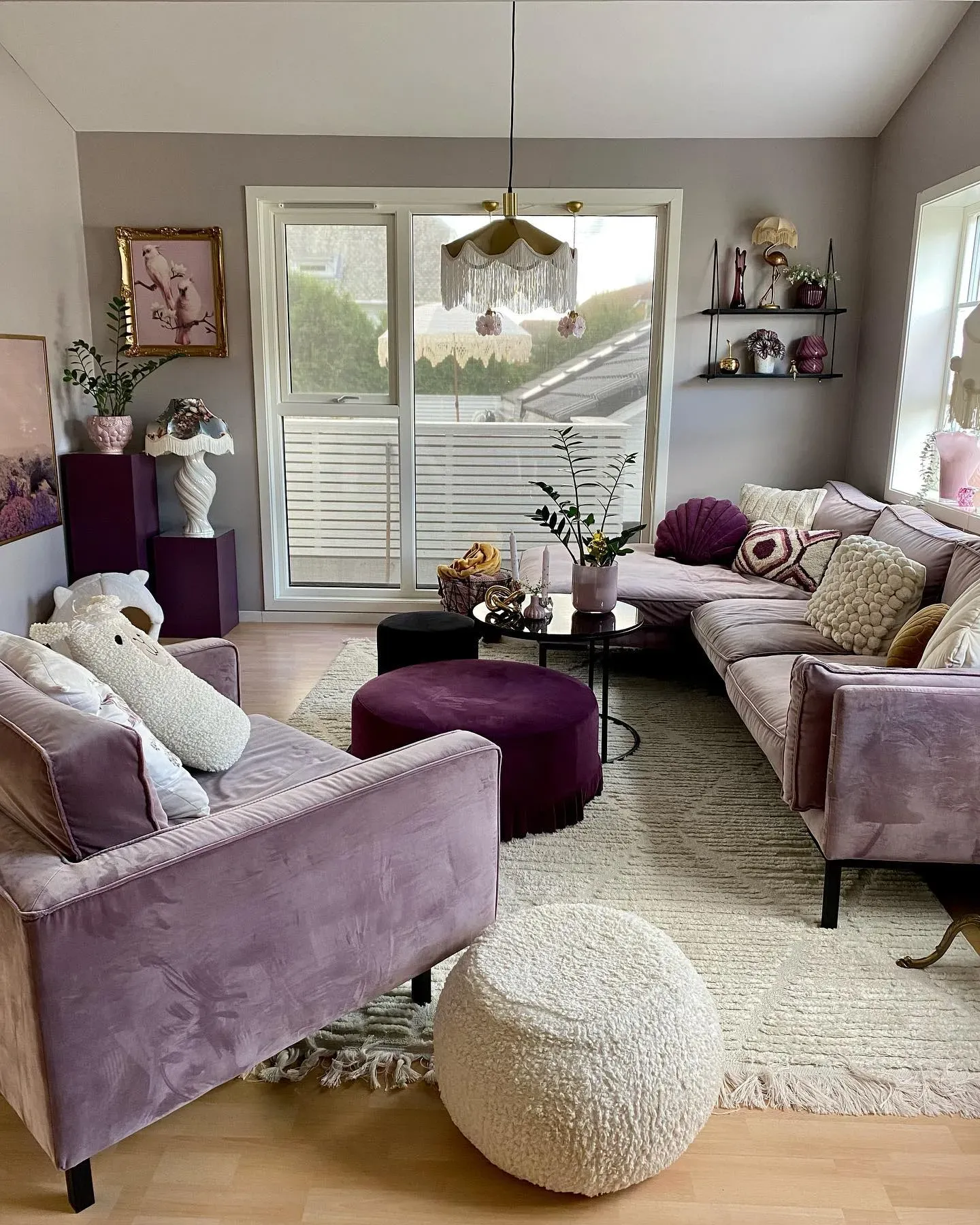 Jotun Lavender Touch living room review