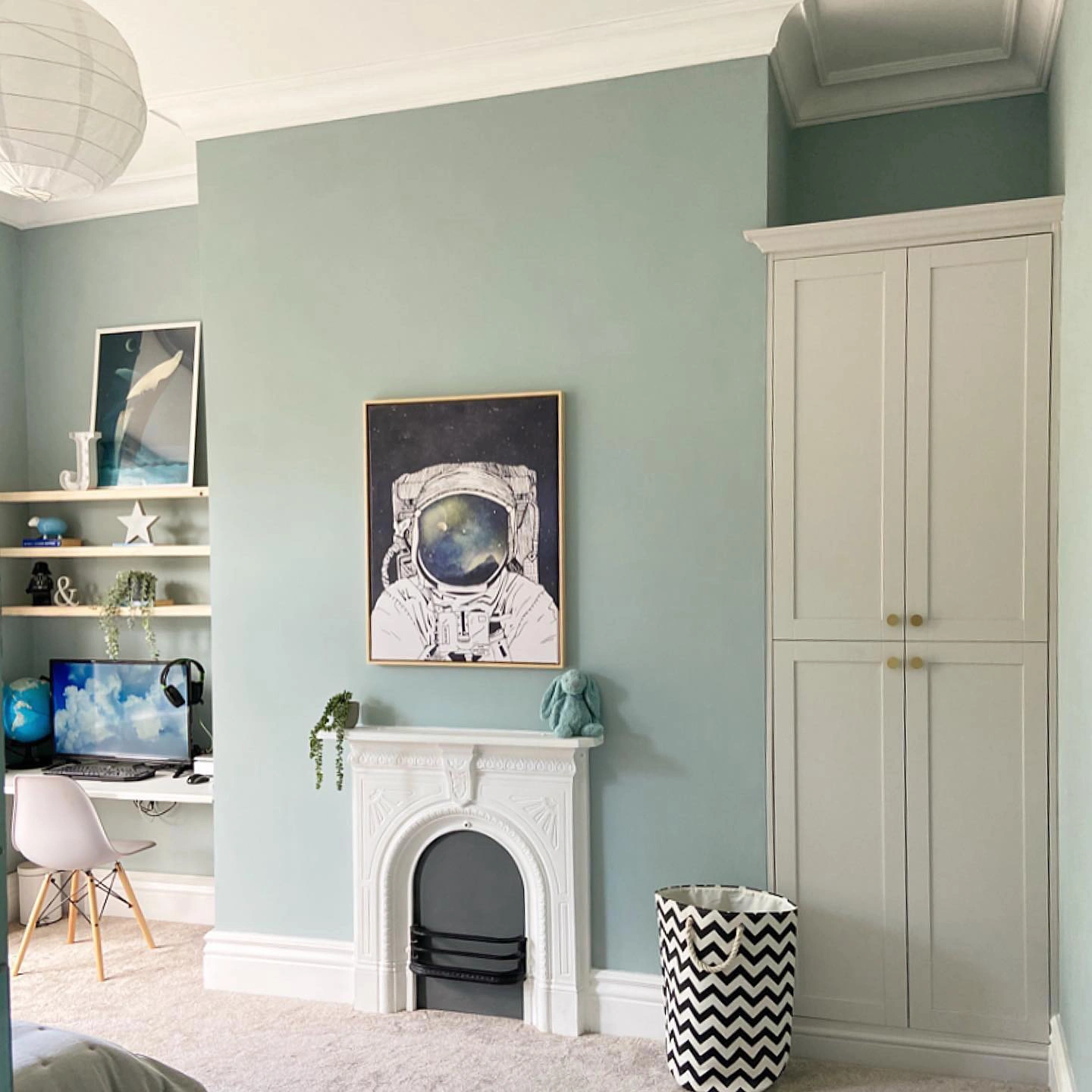 Little Greene Celestial blue interior