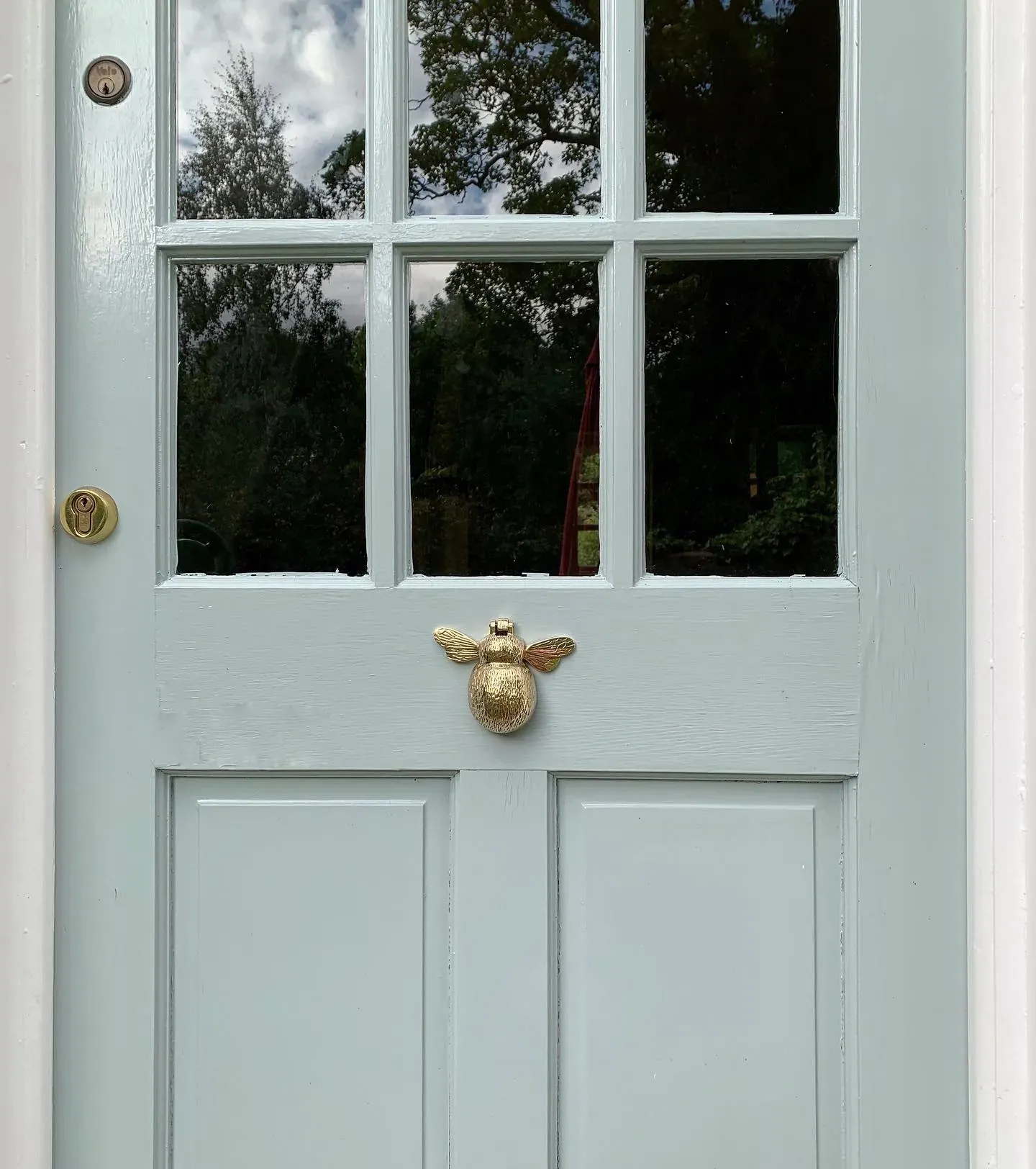 Little Greene Celestial Blue front door inspiration