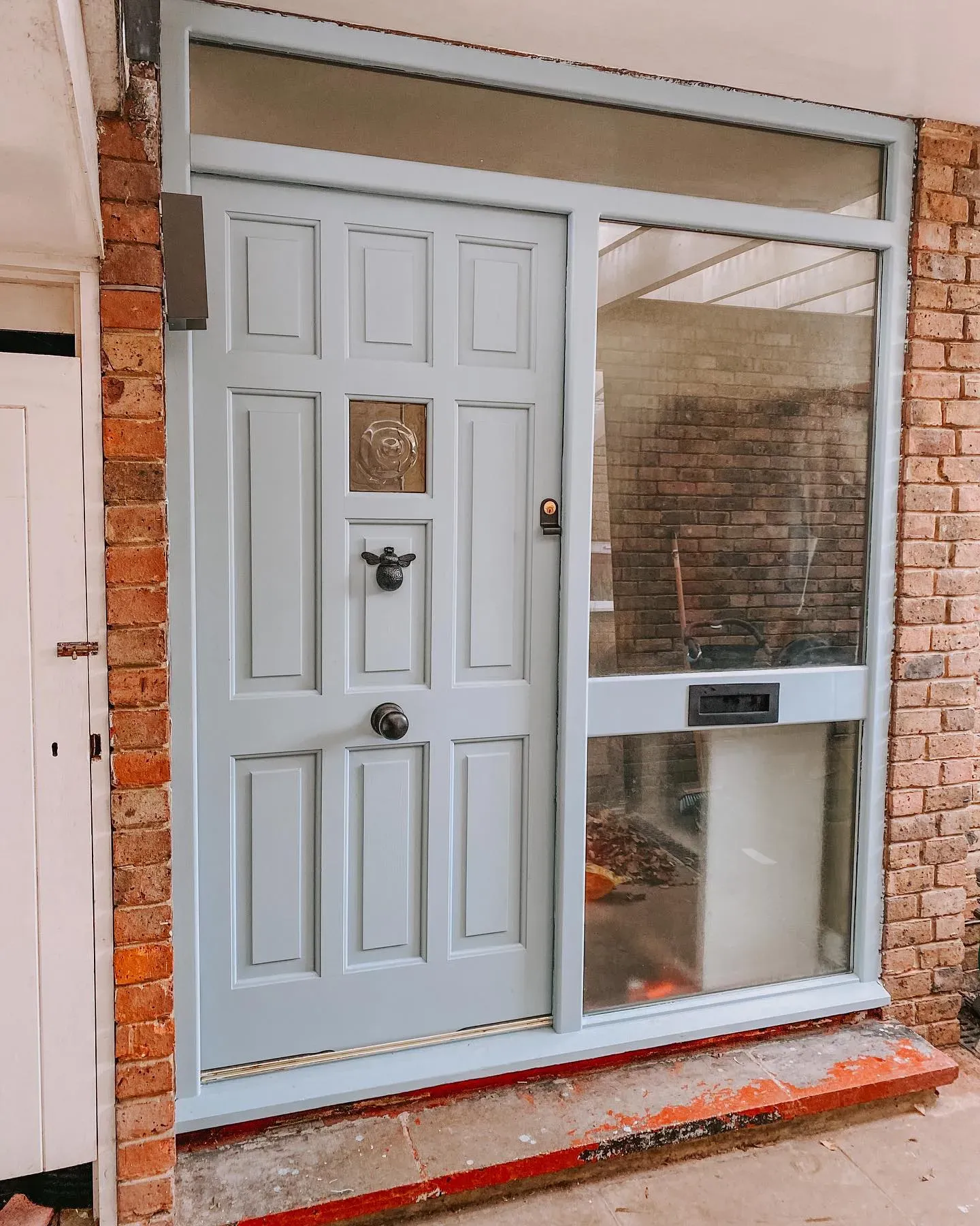 Celestial Blue front door color