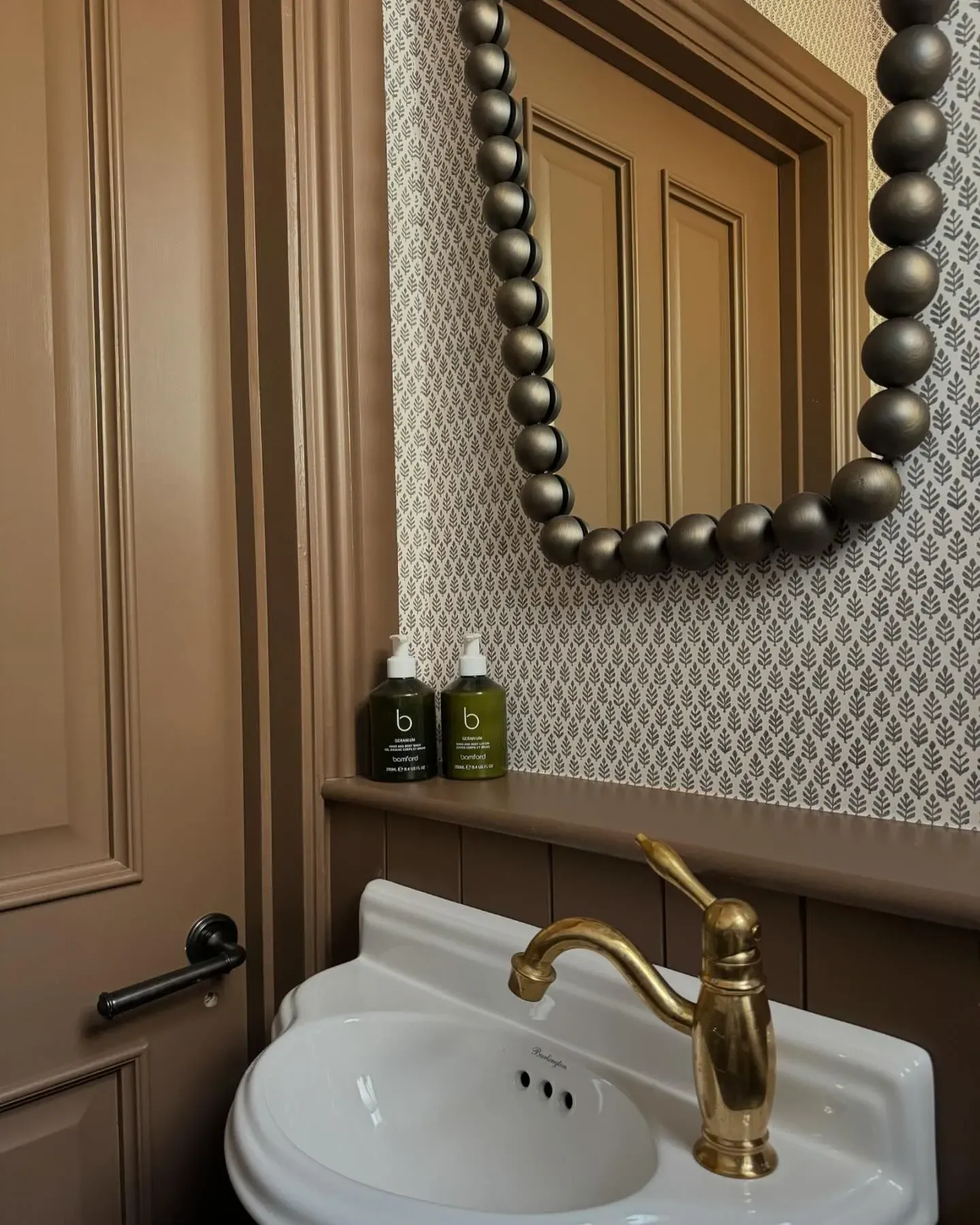 Little Greene Scullery bathroom wall panelling 