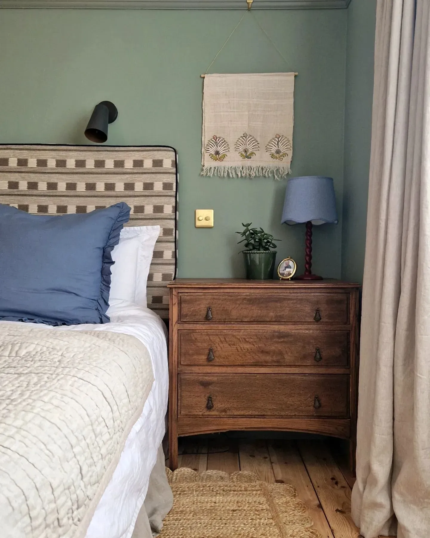 Little Greene Windmill Lane boho bedroom 