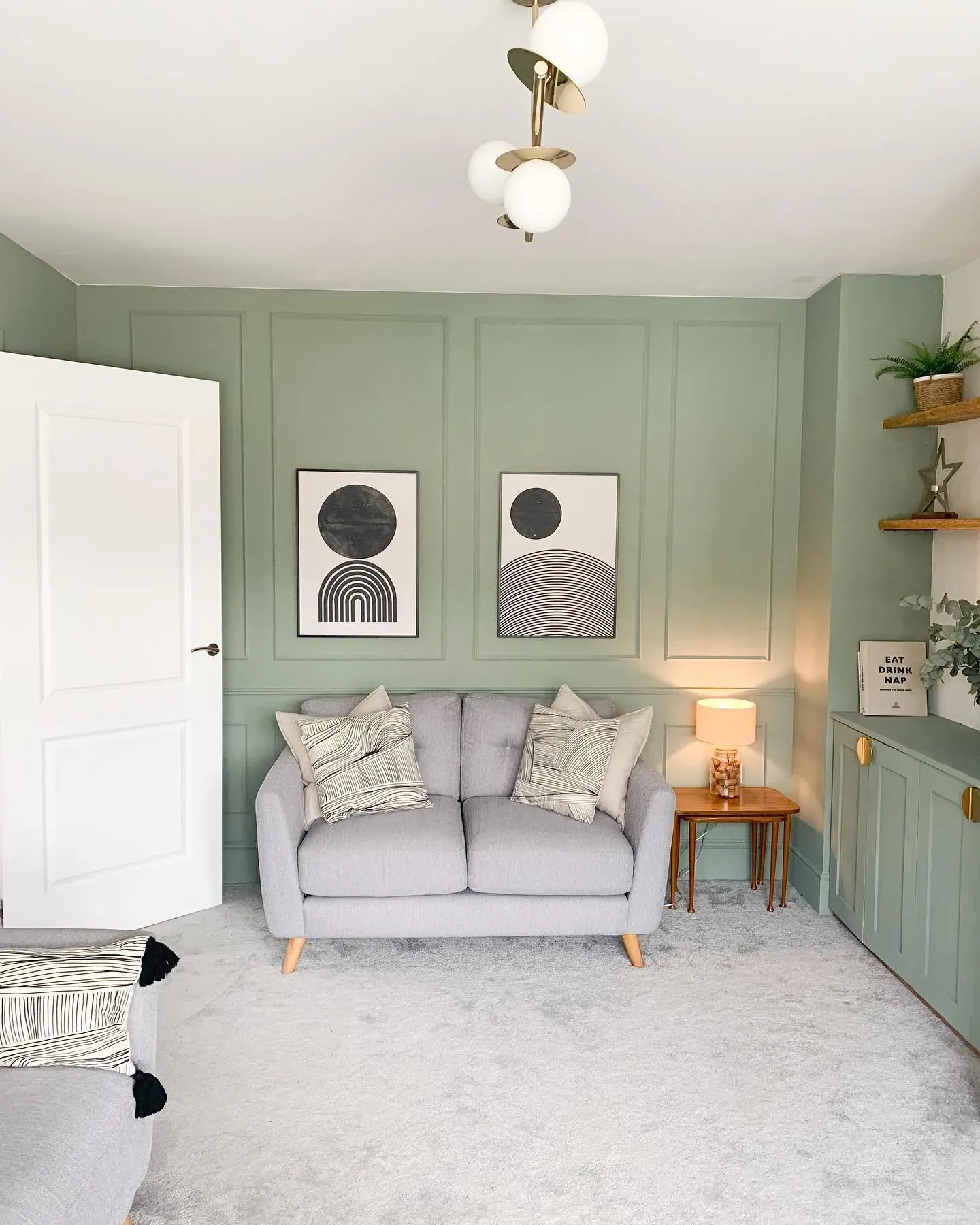 Little Greene Windmill Lane scandinavian living room 