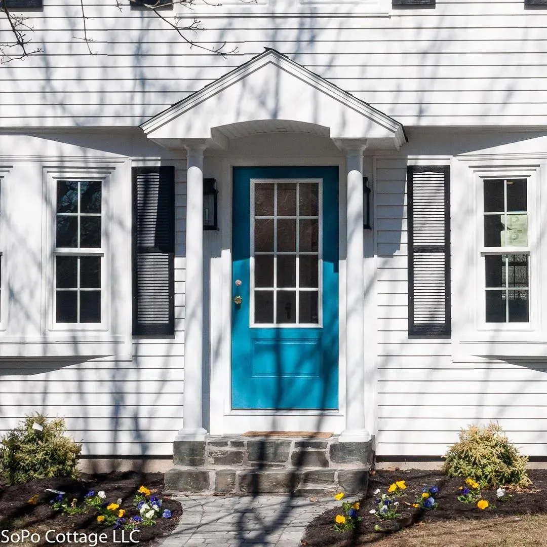 Sherwin Williams Loch Blue front door color