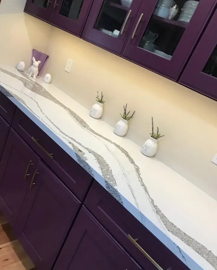 SW Mature Grape kitchen cabinets photo