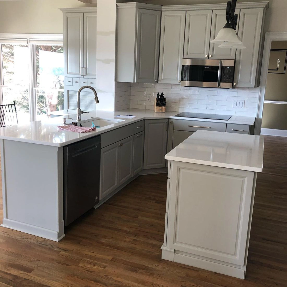 Sw Mindful Gray Kitchen Cabinets