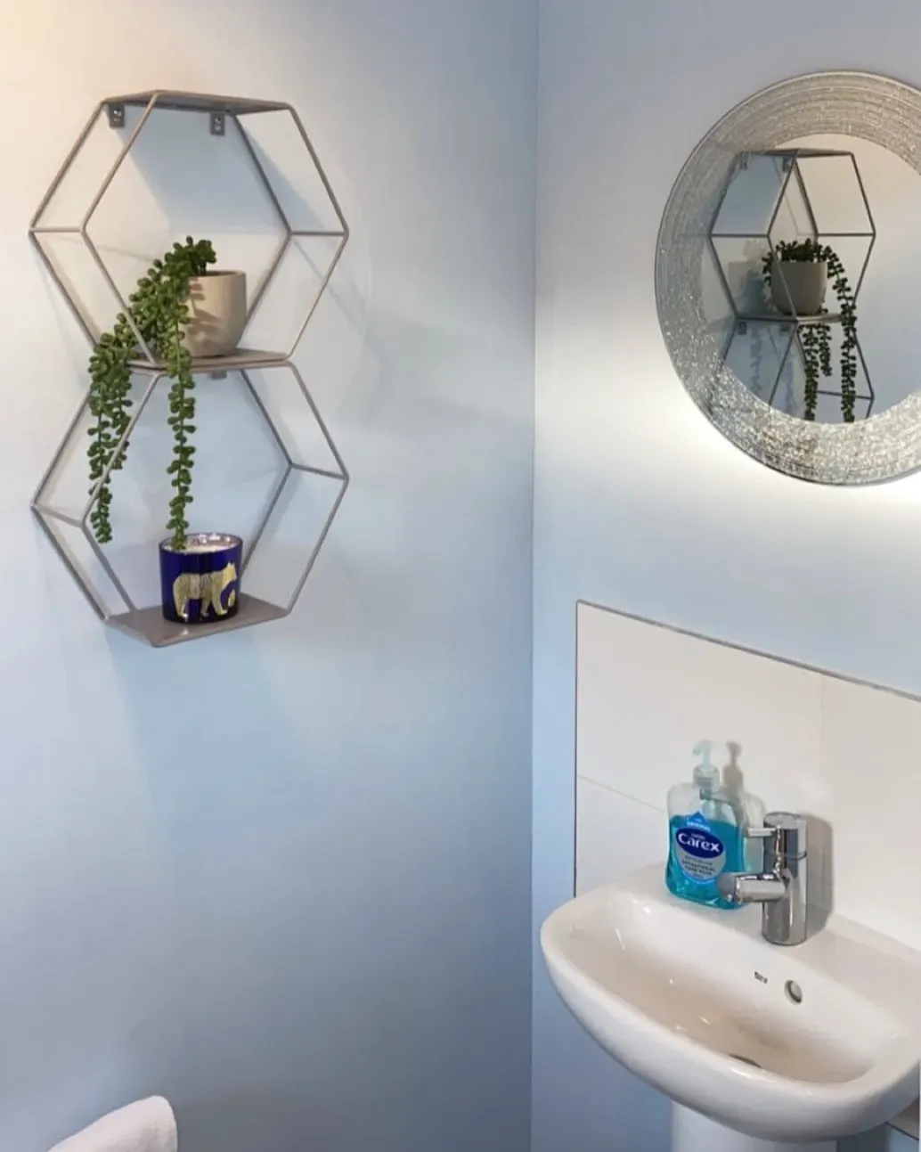 Dulux Mineral Mist bathroom color