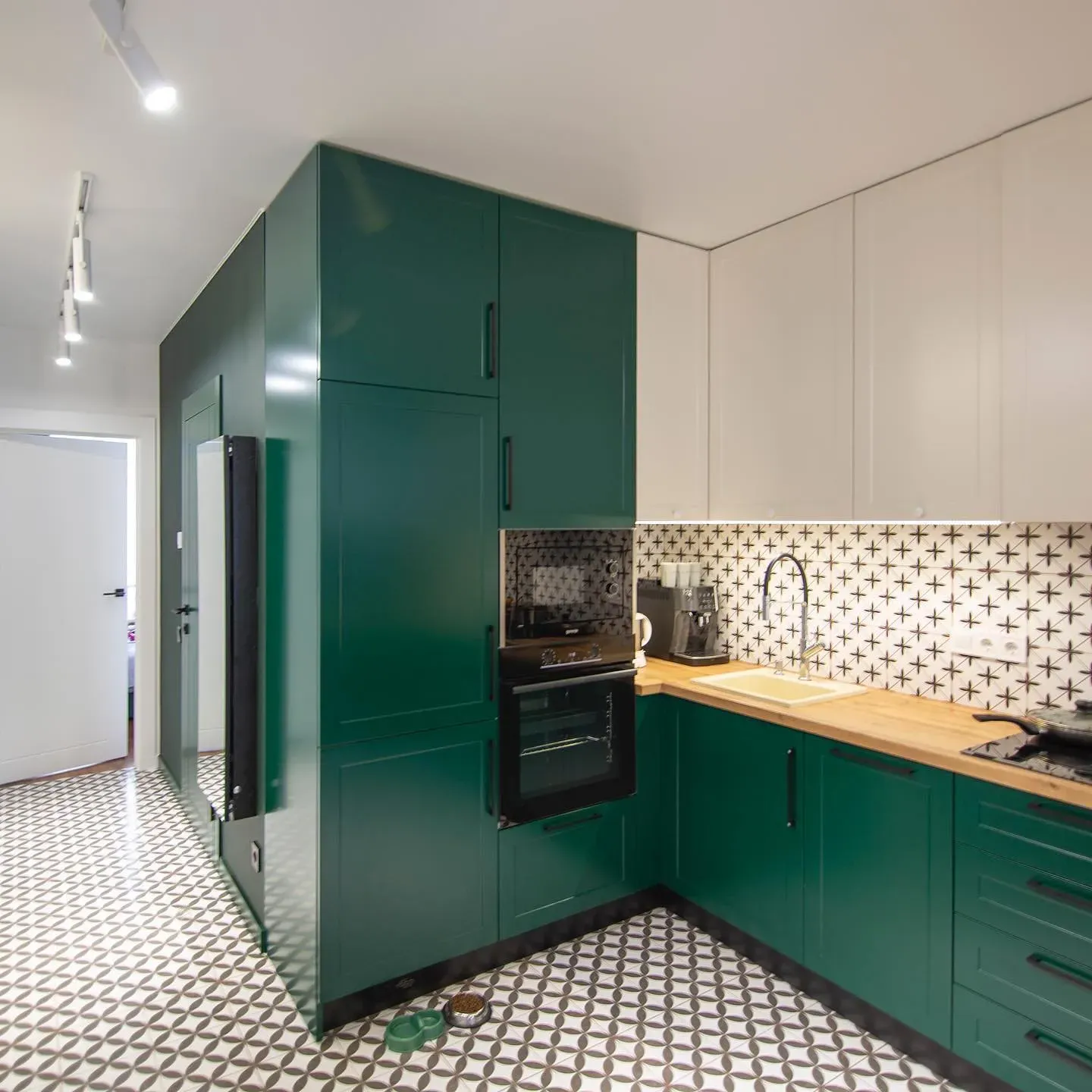 RAL Classic RAL 6005 kitchen cabinets paint