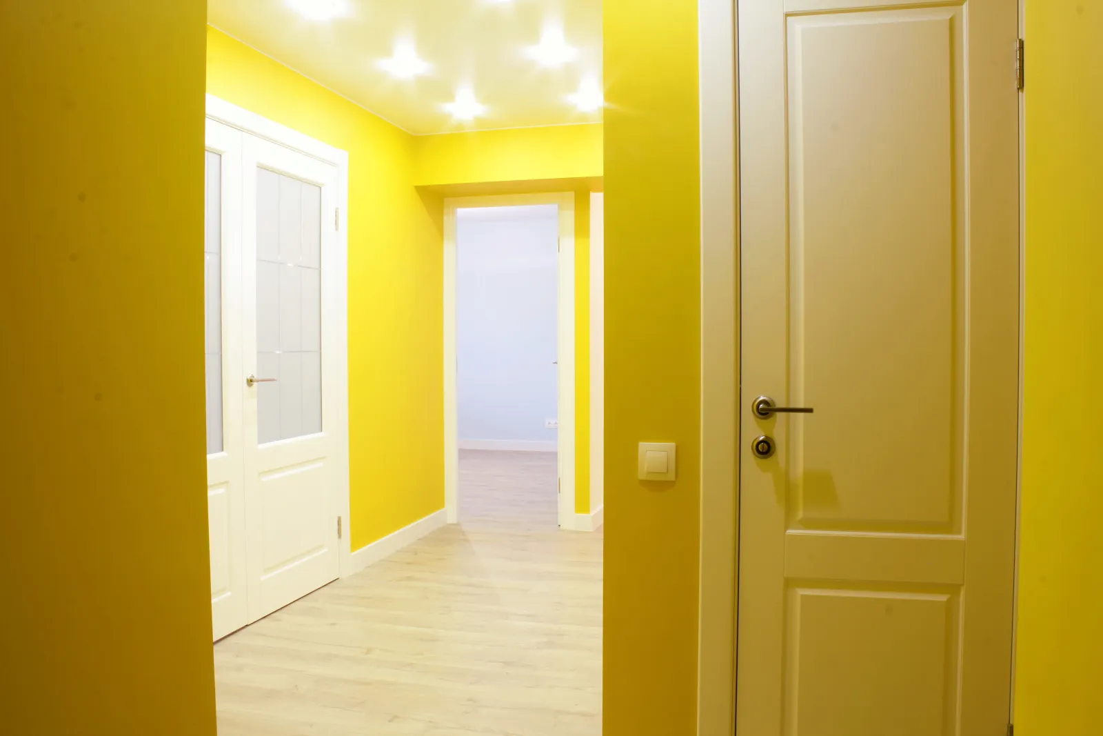 Interior with paint color Tikkurila  N302