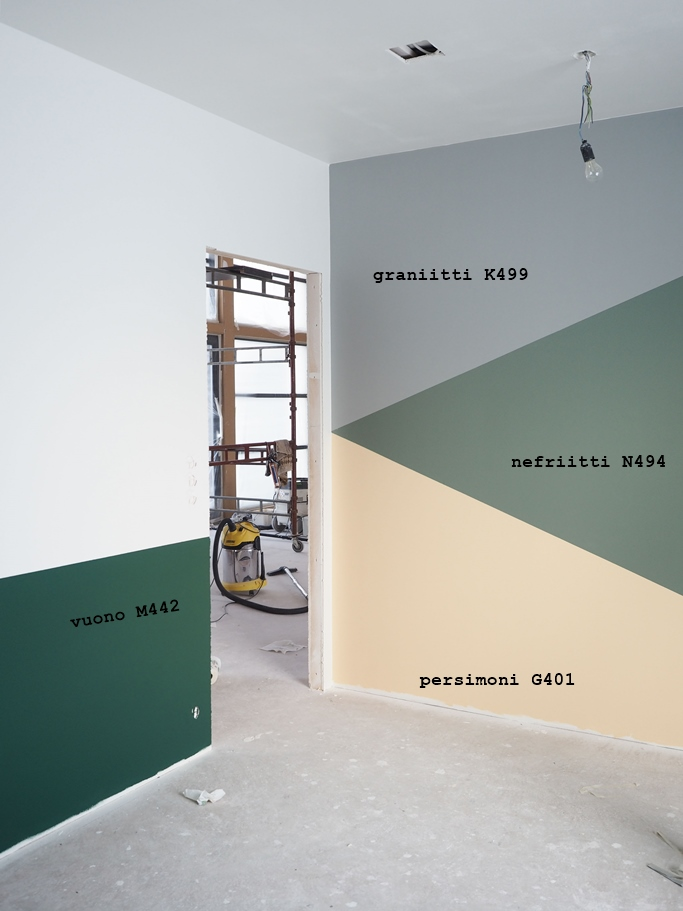 Interior with paint color Tikkurila Persimmon G401