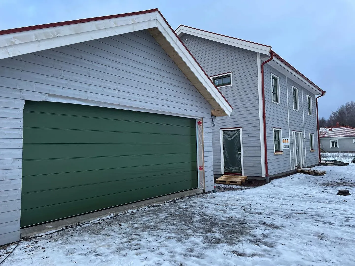 RAL 6003 garage door 